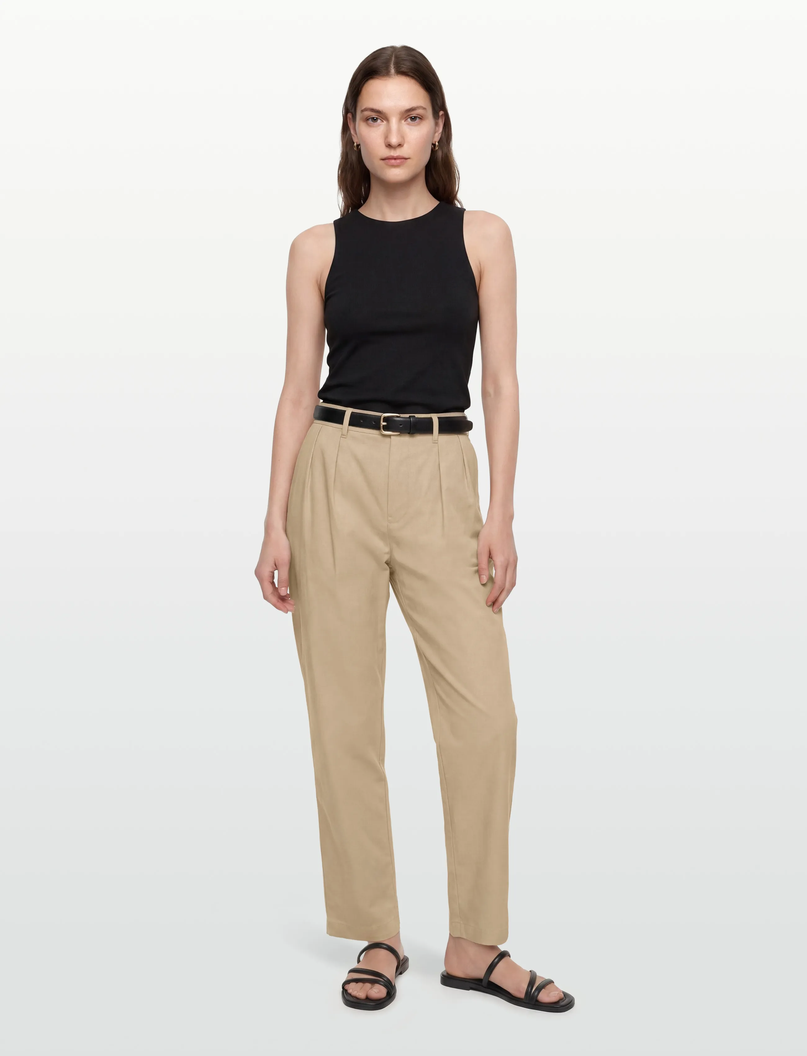 New Balance - Boylston Twill Tapered Pant - vabaajapüksid - stoneware - 0