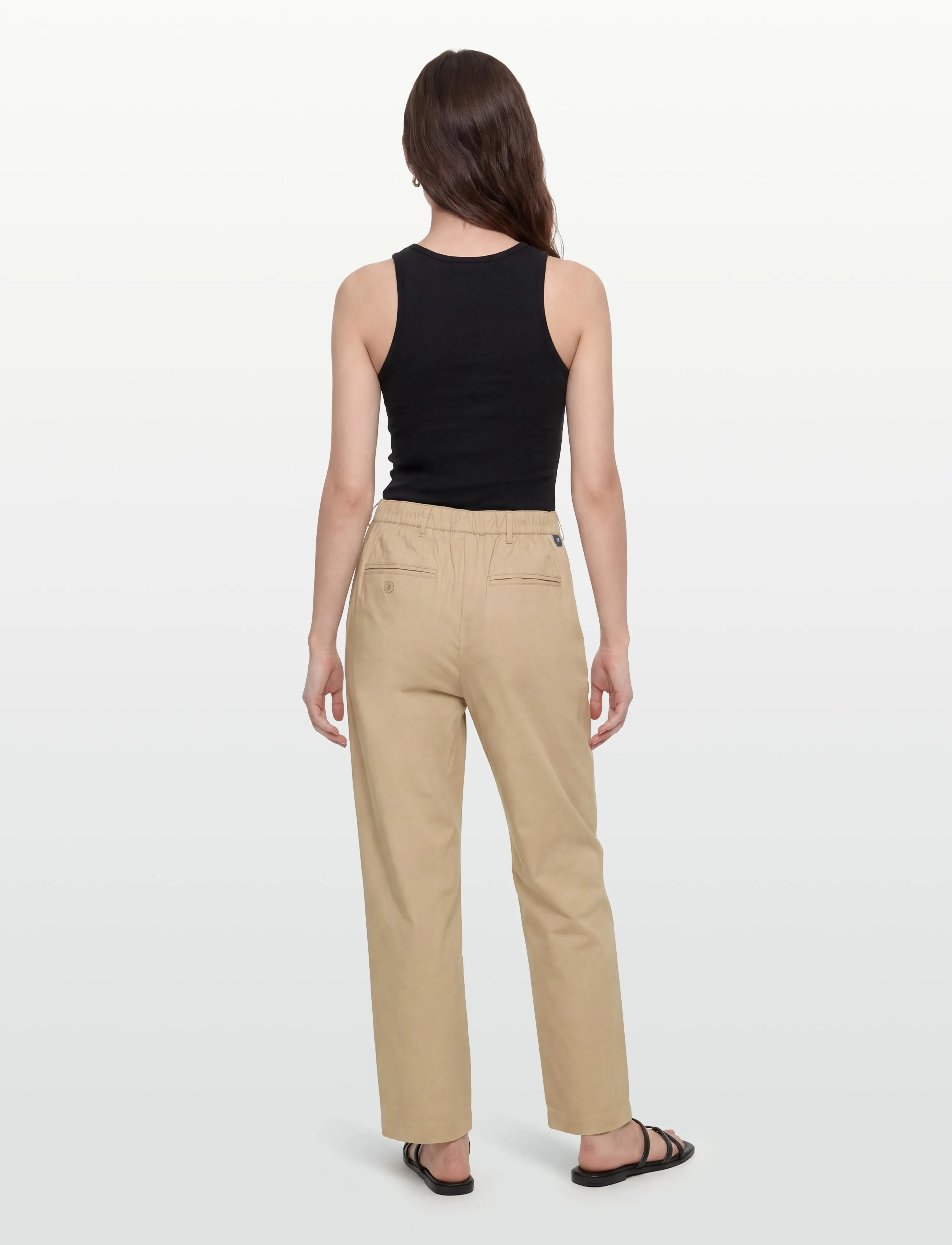 New Balance - Boylston Twill Tapered Pant - vabaajapüksid - stoneware - 4
