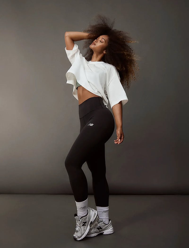 New Balance - NB Harmony High Rise Legging 25" - treeningretuusid - black - 0