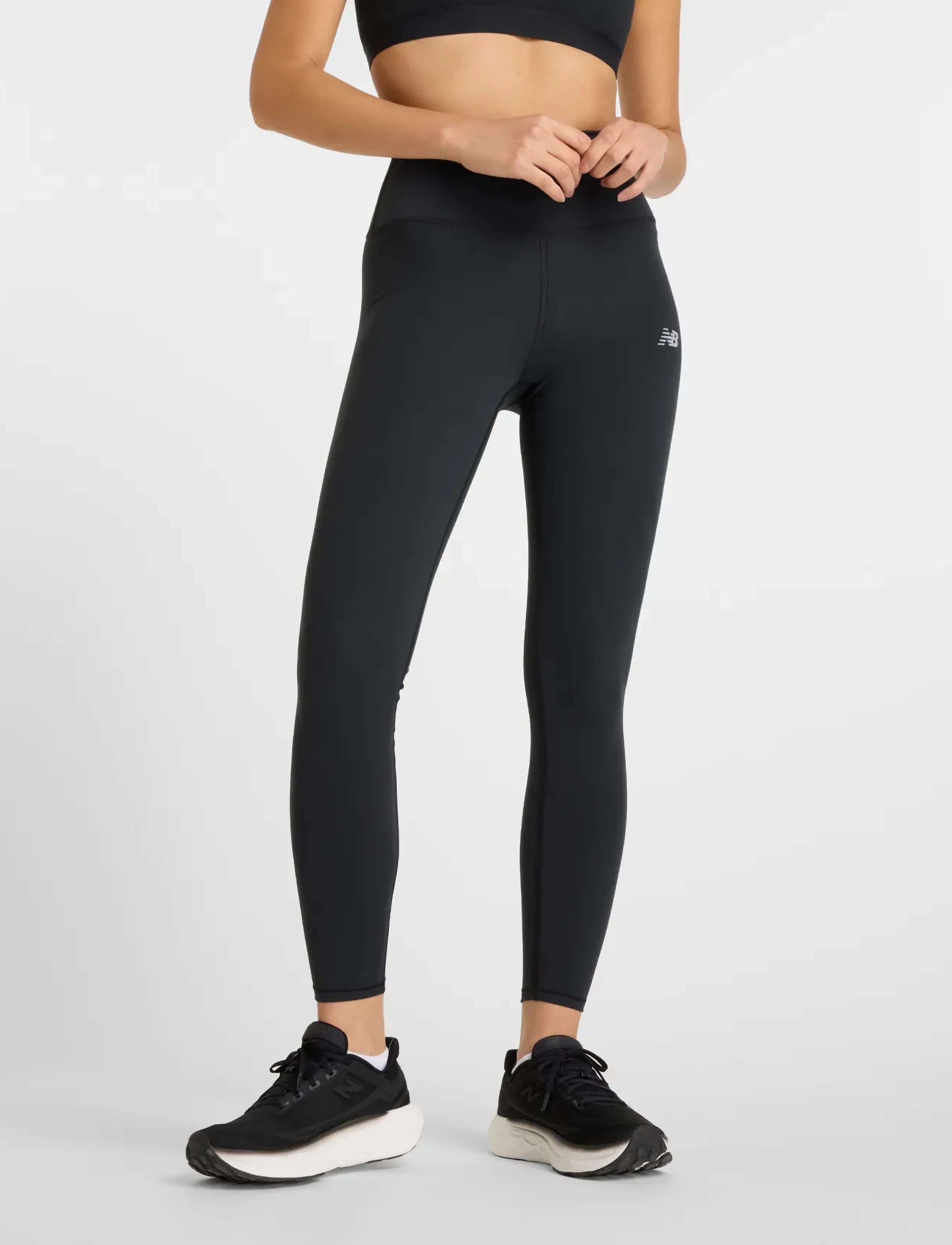 New Balance - NB Harmony High Rise Legging 27" - fuld længde - black - 0