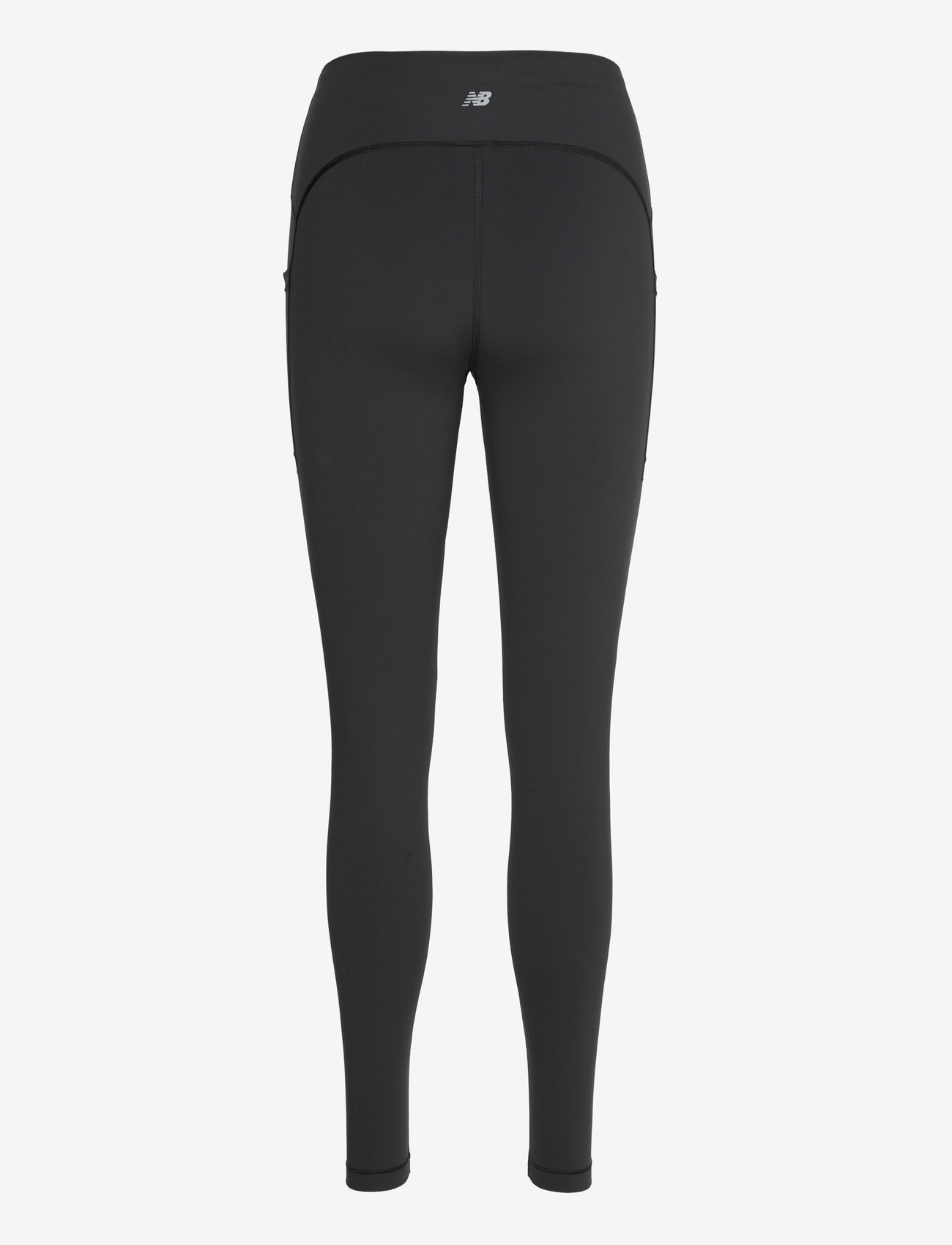 New Balance - NB Sleek Pocket High Rise Legging 27" - löpartights - black - 2