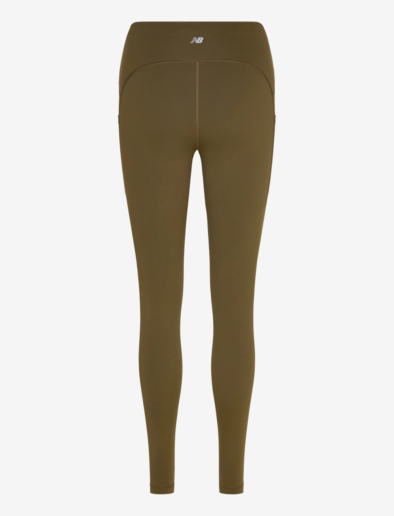 New Balance - NB Sleek Pocket High Rise Legging 27" - löpartights - woodland - 1