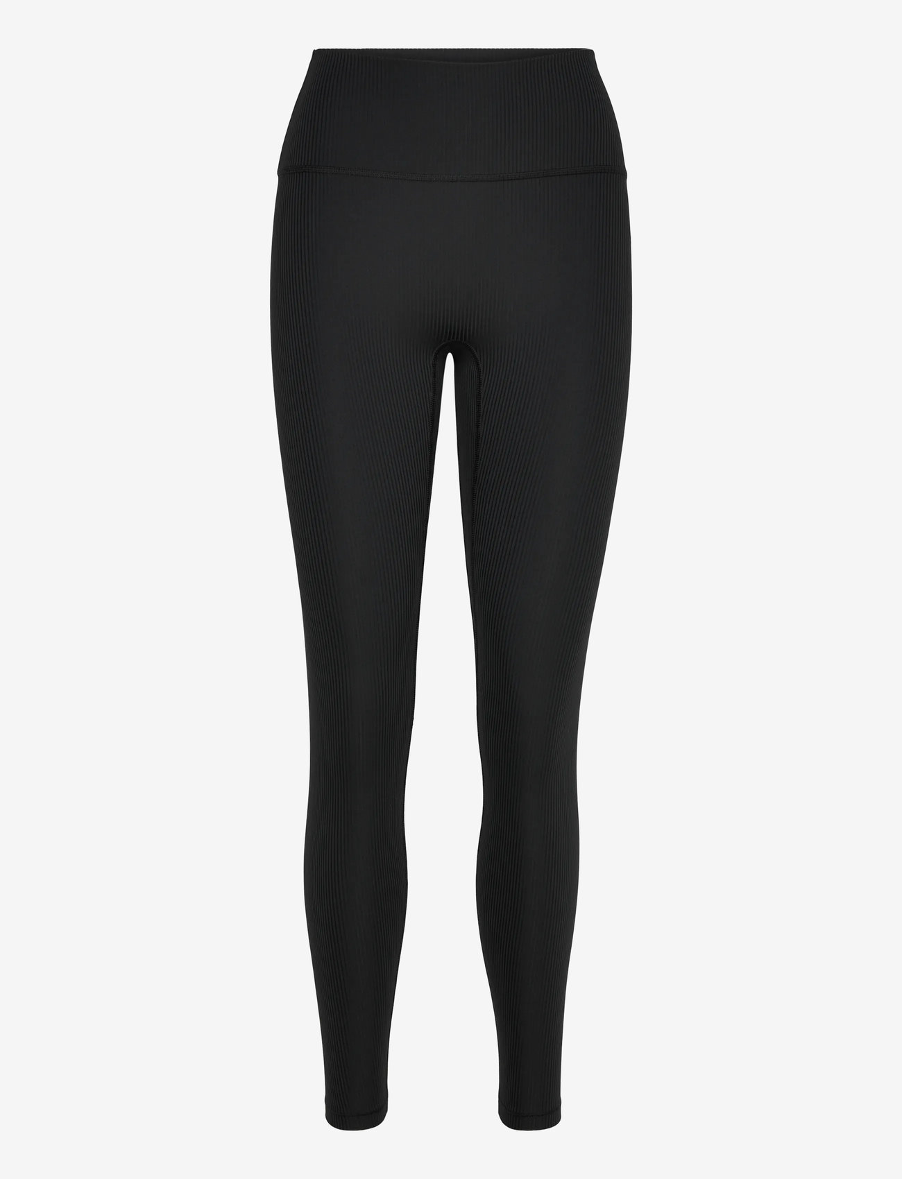 New Balance - Ribbed High Rise Legging 27" - lauftights - black - 0