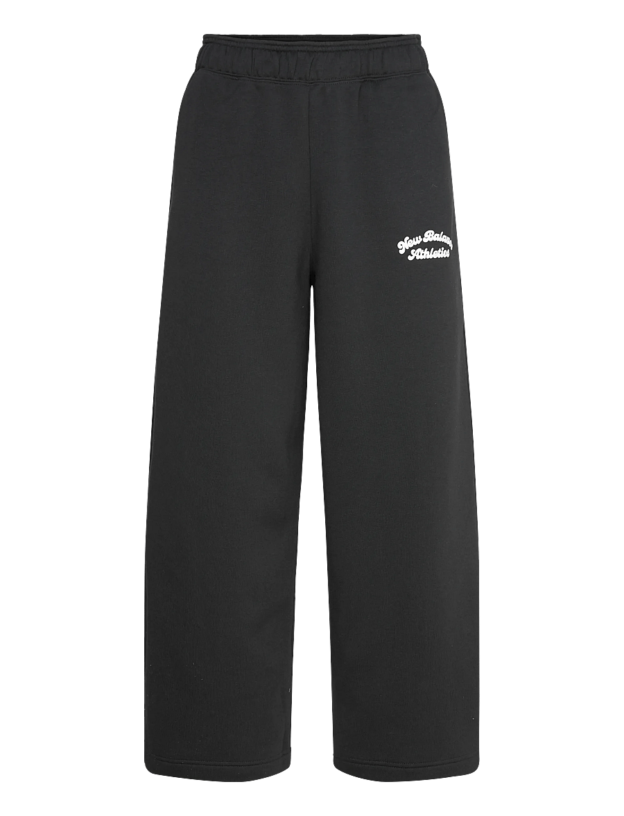 New Balance - Linear Heritage Fleece Barrel Leg Pant - kleidung - black - 1