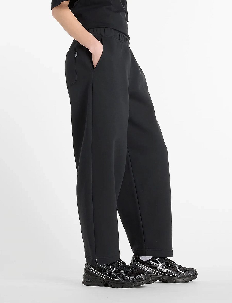 New Balance - Linear Heritage Fleece Barrel Leg Pant - kleidung - black - 3
