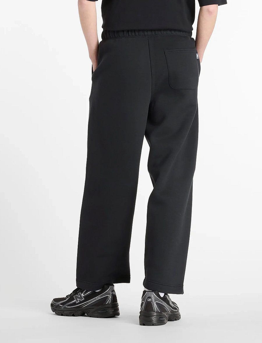 New Balance - Linear Heritage Fleece Barrel Leg Pant - kleidung - black - 4