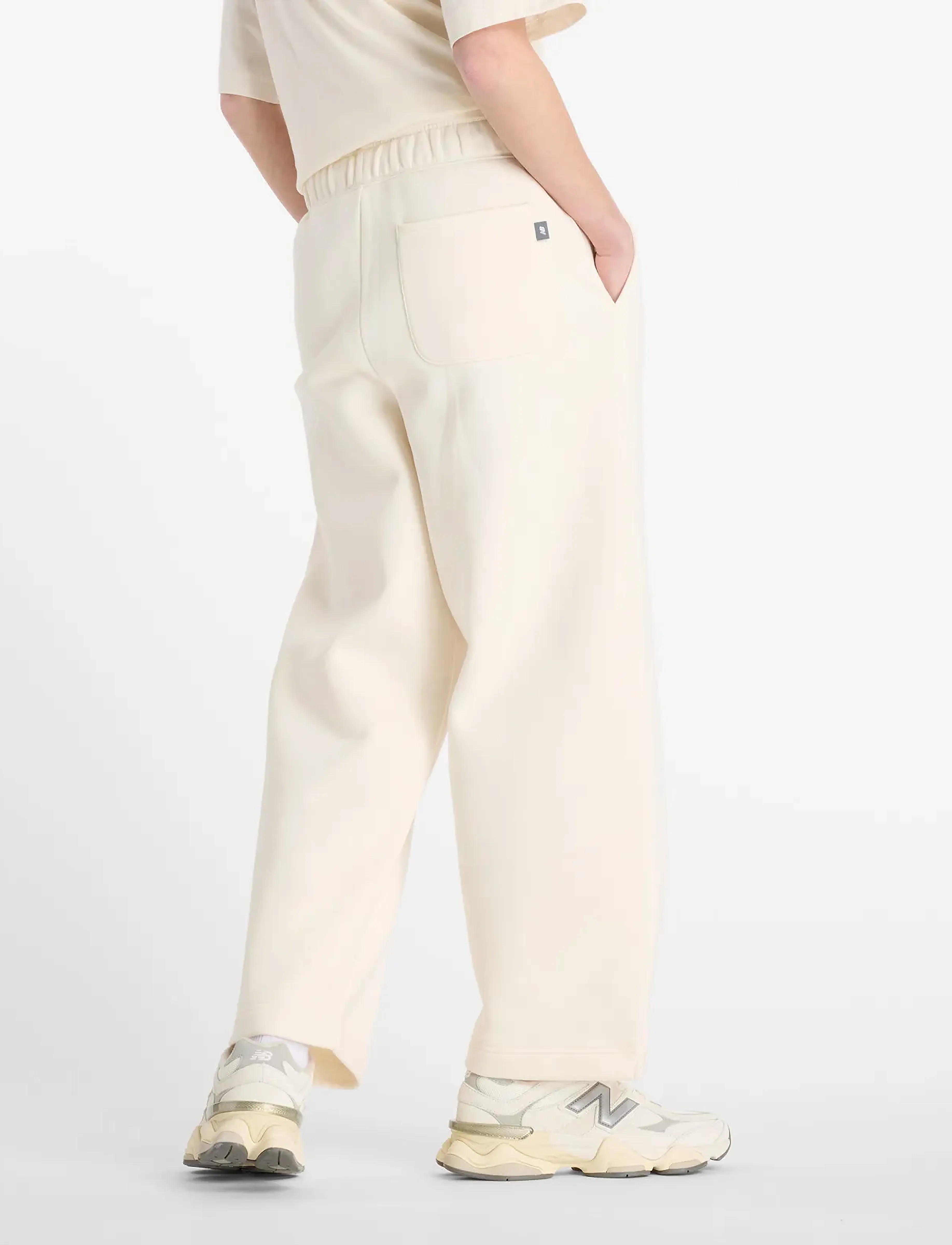 New Balance - Linear Heritage Fleece Barrel Leg Pant - klær - permafrost - 4