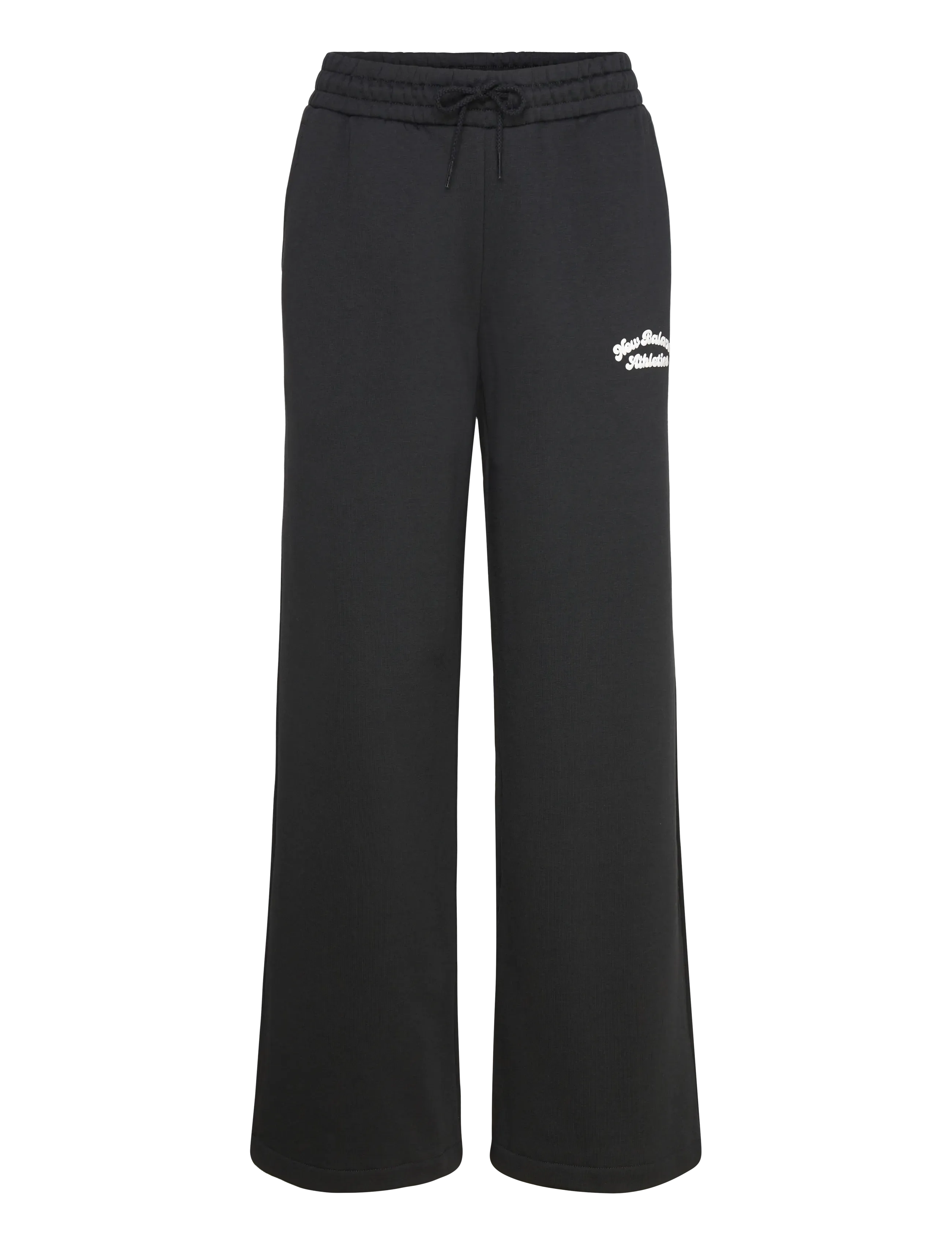New Balance Linear Heritage Fleece Wide Leg Pant, XL, Black, Sport > Joggingbukser, Dame