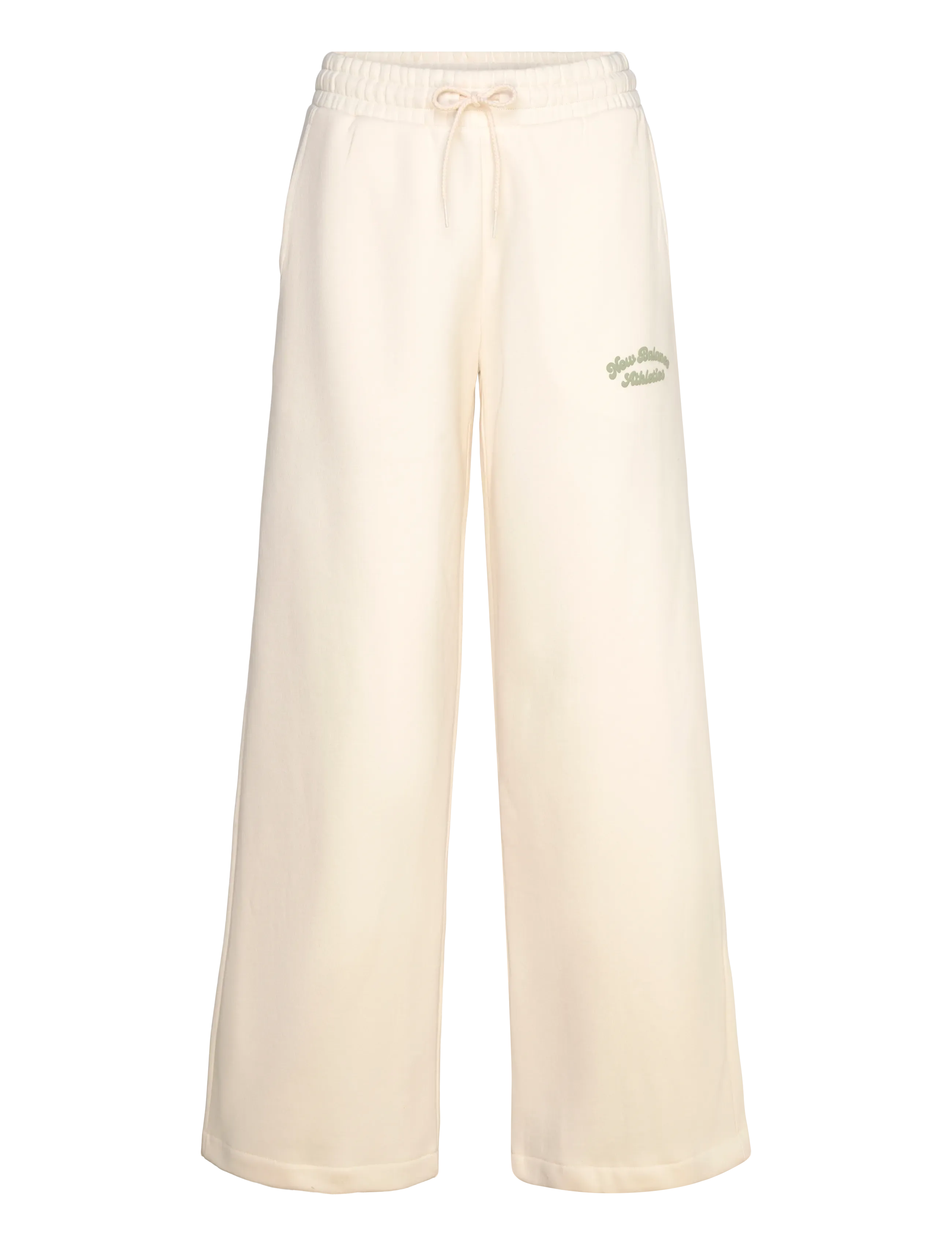 New Balance Linear Heritage Fleece Wide Leg Pant - New Balance - PERMAFROST / cream