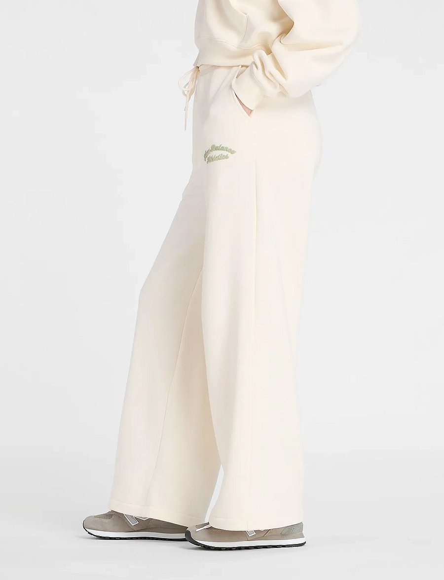 New Balance - Linear Heritage Fleece Wide Leg Pant - tøj - permafrost - 3