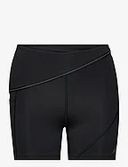 Q Speed Shape Shield 4 Inch Fitted Short - BLACK