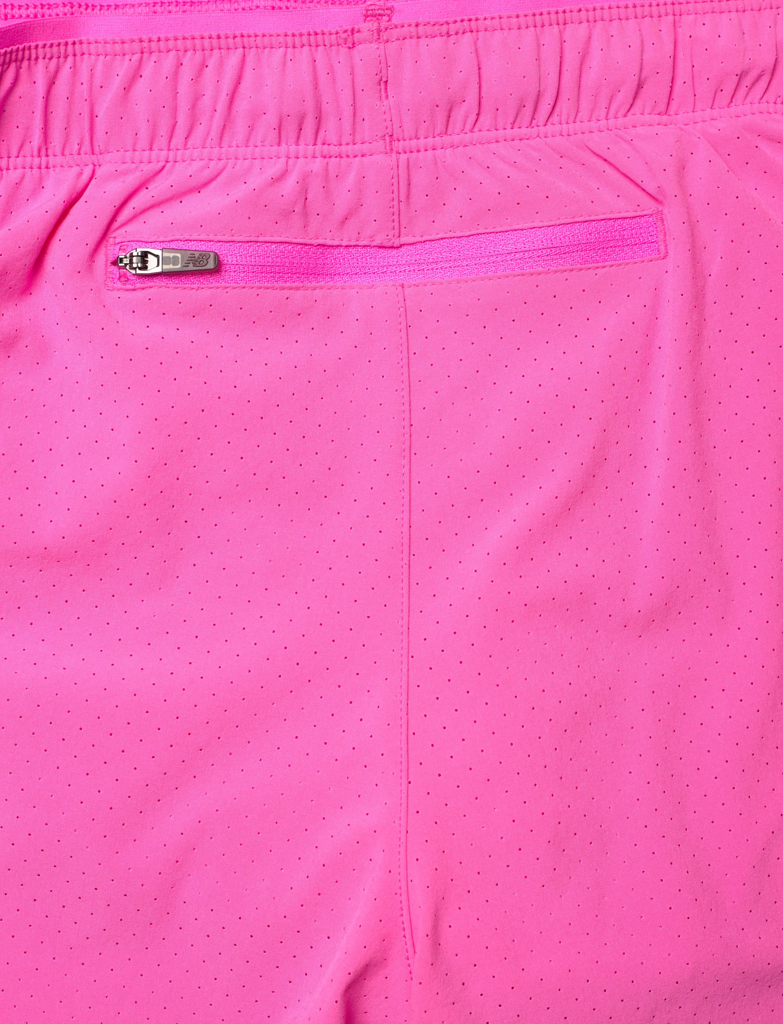 New Balance - RC Short 3" - löparshorts - pink heat - 2