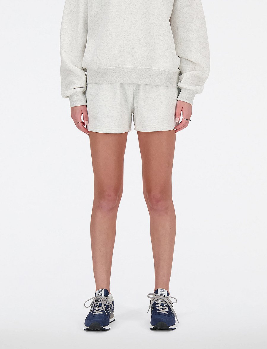 New Balance - Sport Essentials French Terry Short - hosen - ash heather - 0