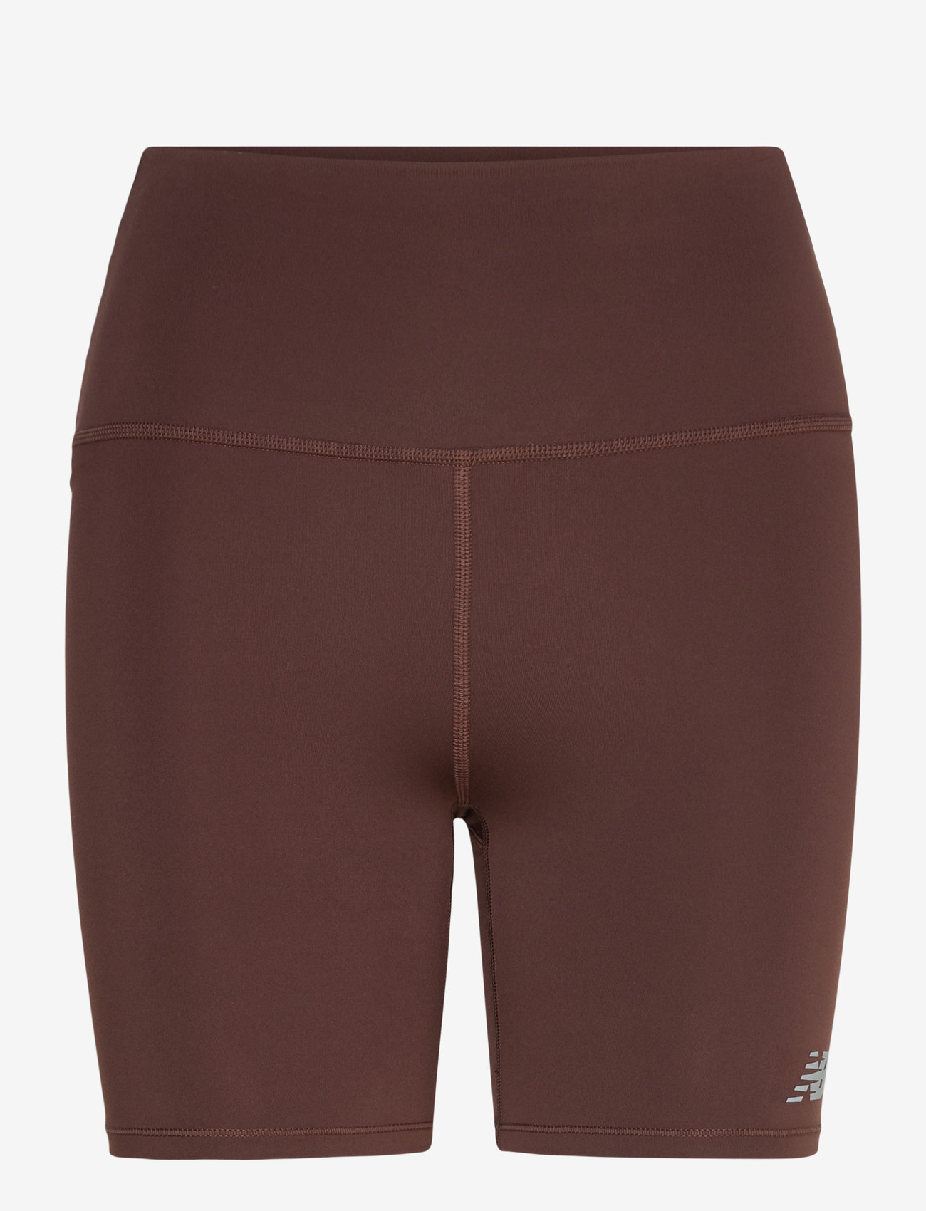 New Balance - NB Harmony High Rise Short 6" - jooksuretuusid - pumpernickel - 0