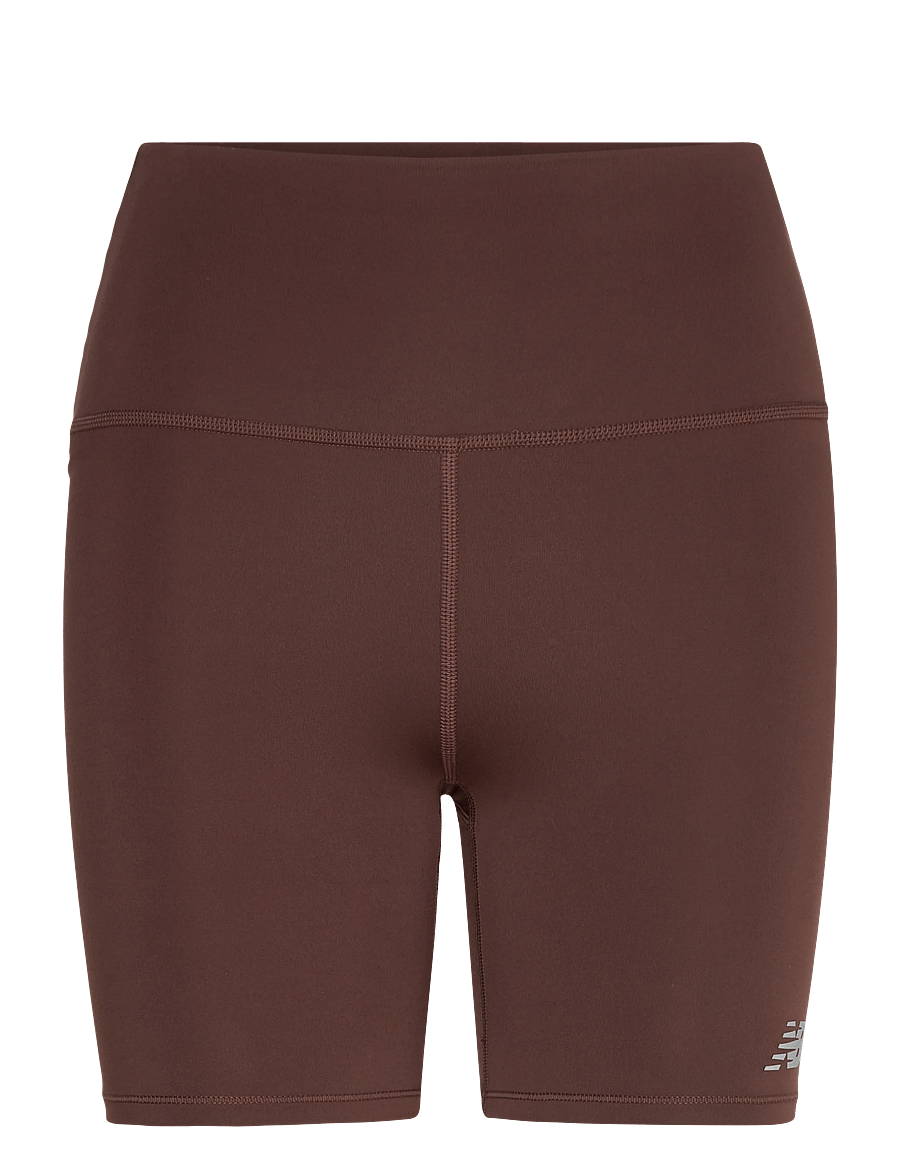 New Balance - NB Harmony High Rise Short 6" - 1/2 længde - pumpernickel - 0