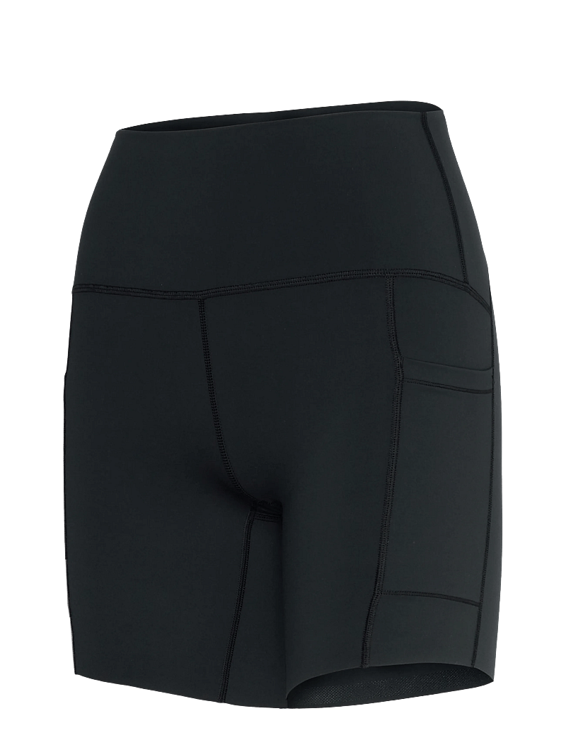 New Balance - NB Sleek Pocket High Rise Short 6" - lauftights - black - 3