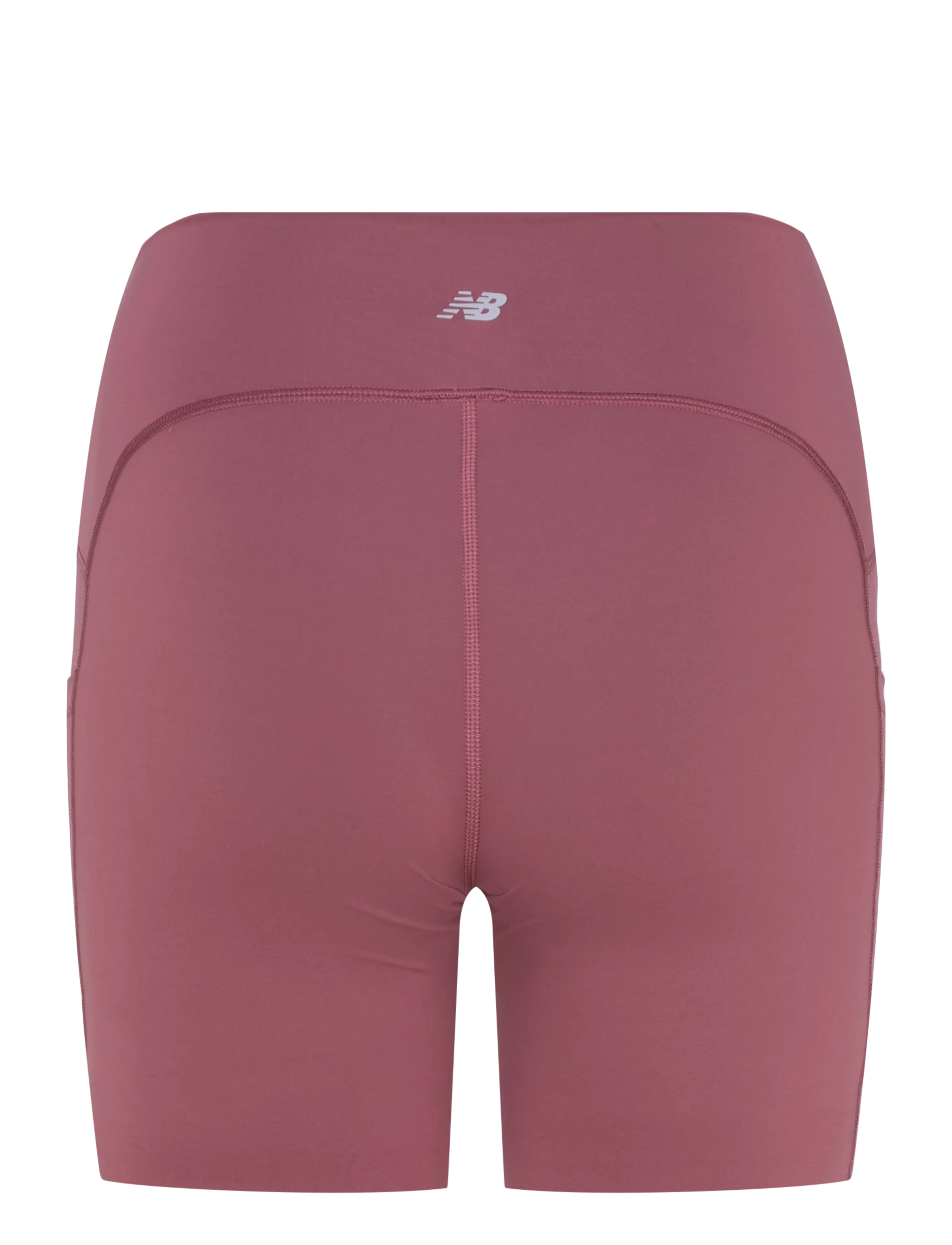 New Balance - NB Sleek Pocket High Rise Short 6" - collants de course - washed burgundy - 1