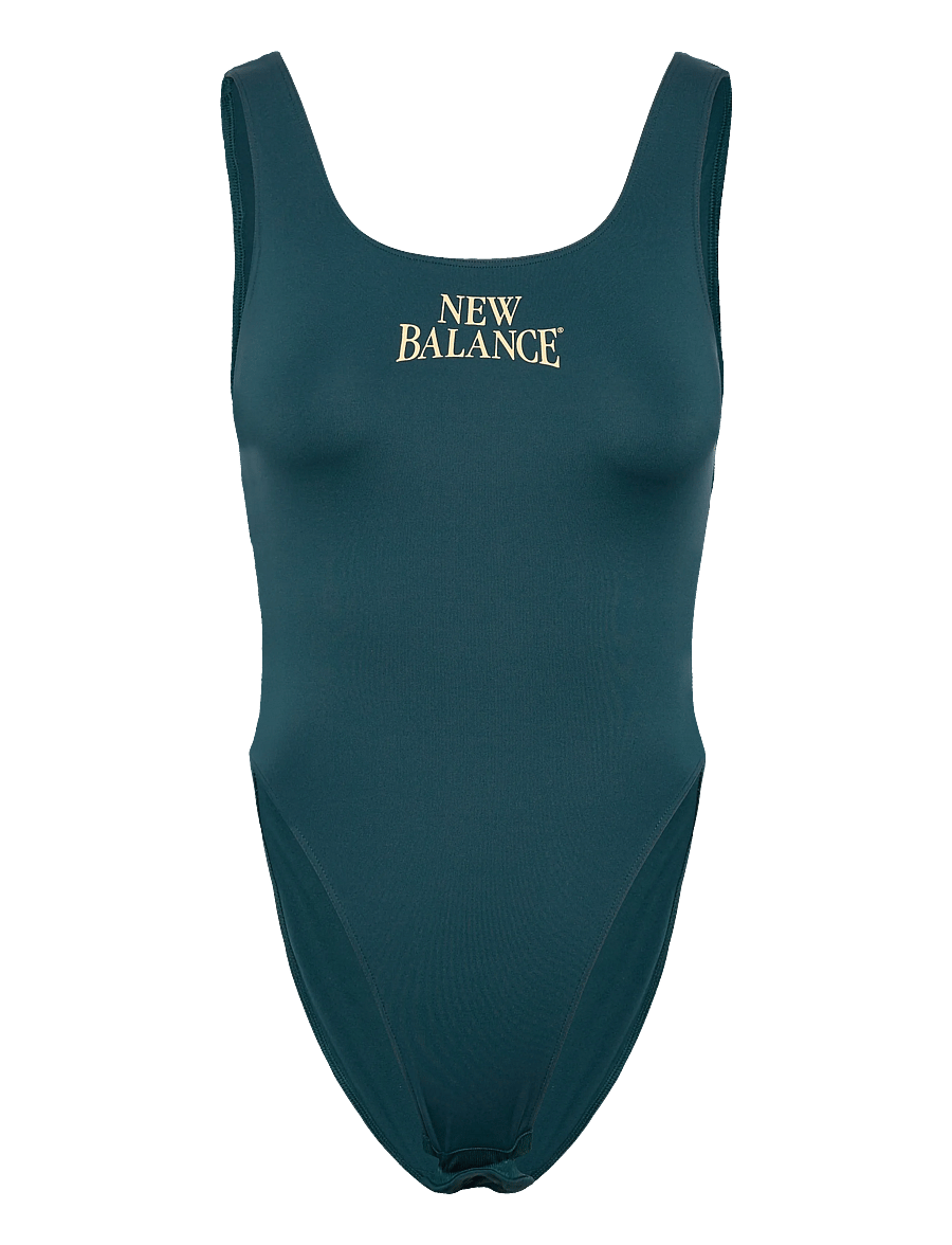 New Balance - Linear Heritage Bodysuit - jumpsuits & bodies - medusa green - 0
