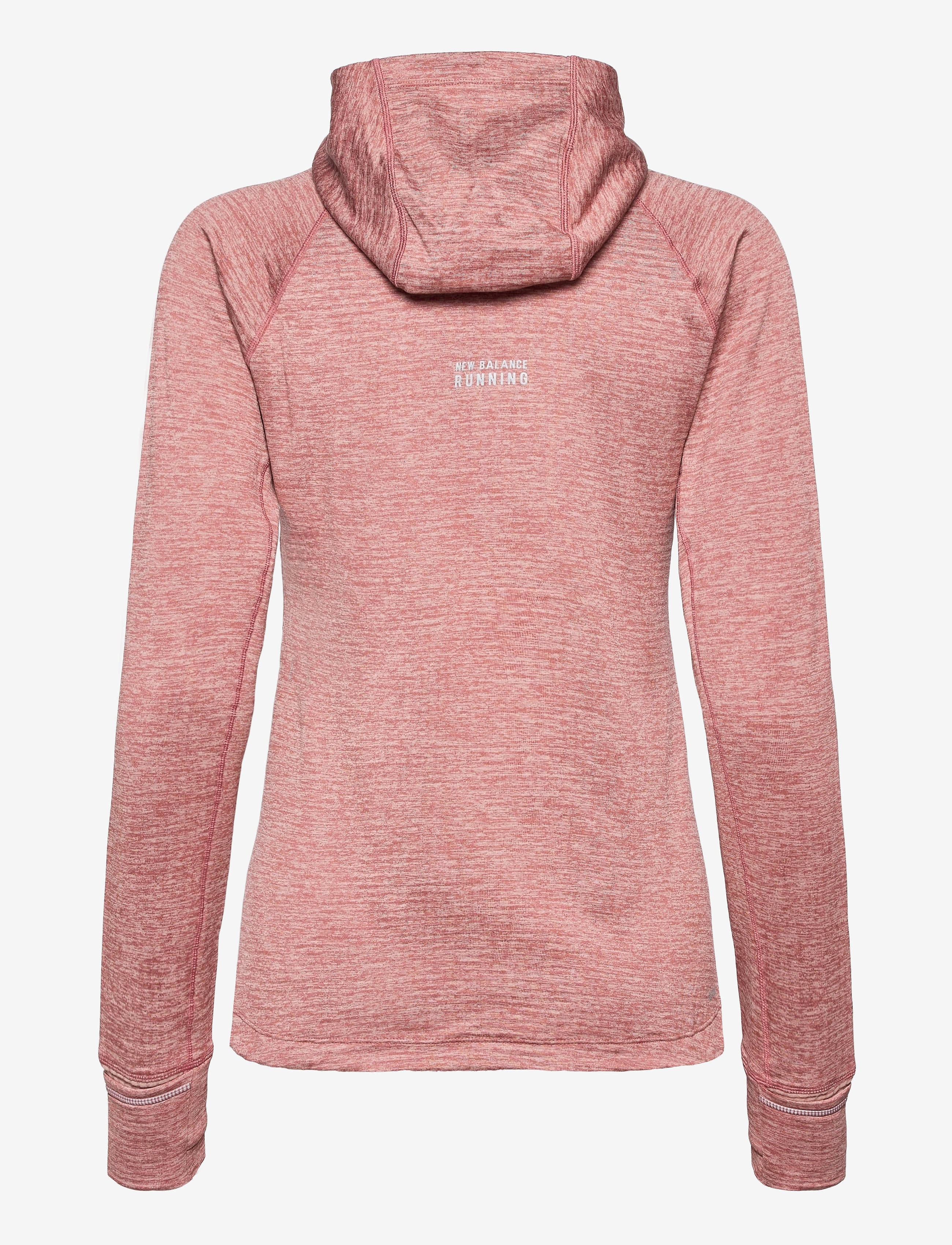 New Balance - NB HEAT GRID HOODIE - off red heather - 1