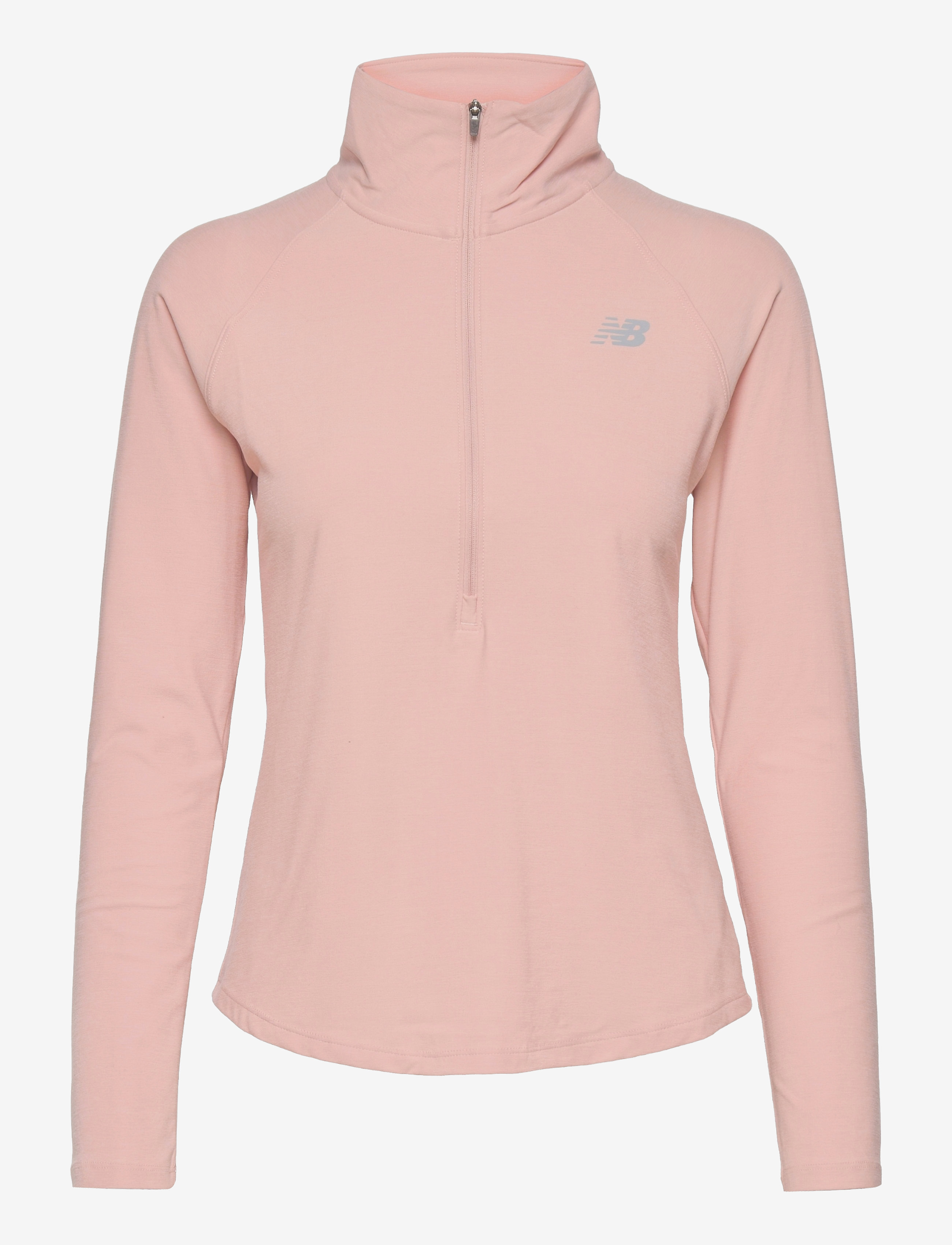New Balance - Sport Spacedye 1/2 Zip - oyster pink heather - 0