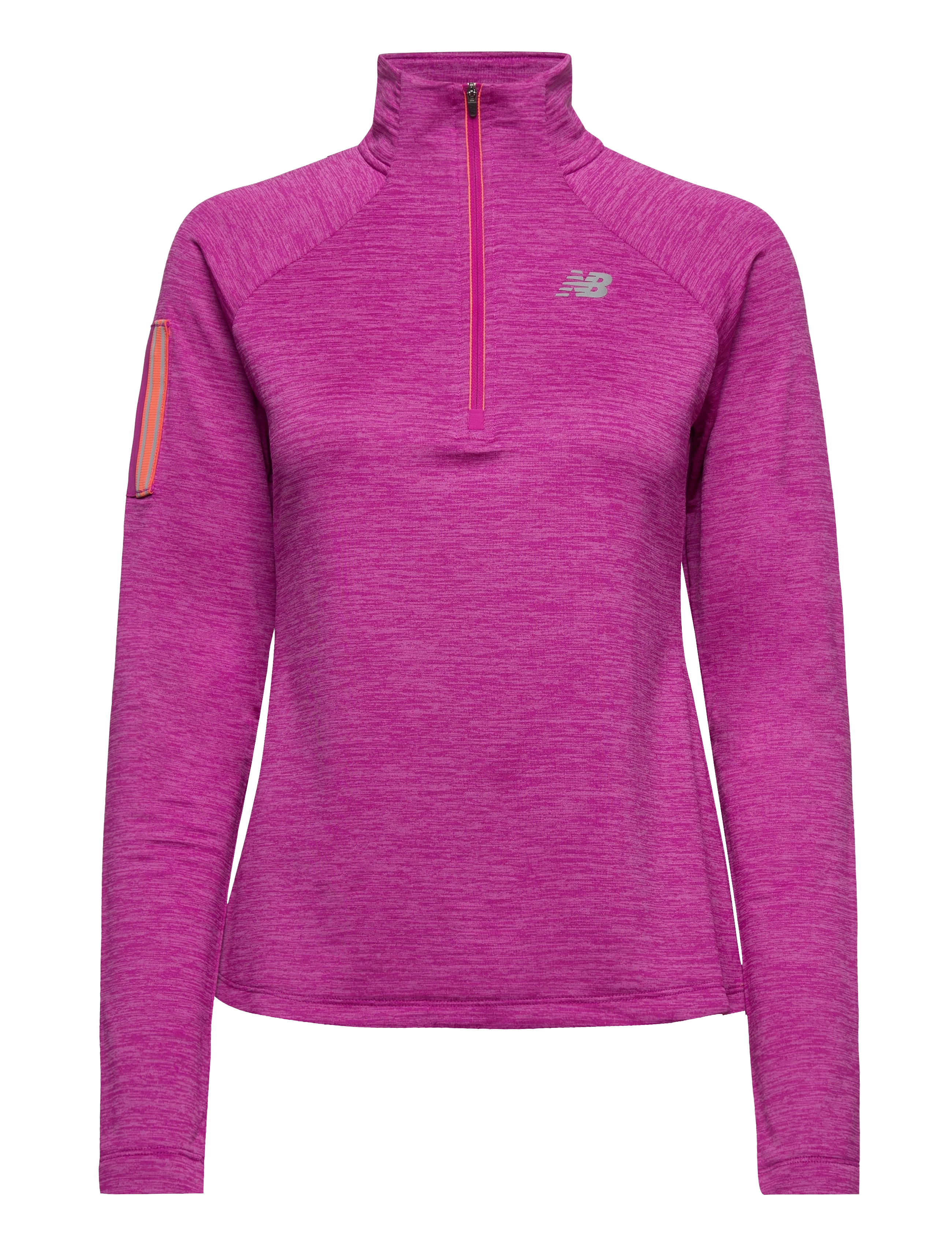 New Balance - NB Heat Grid Half Zip - magenta pop heather - 0