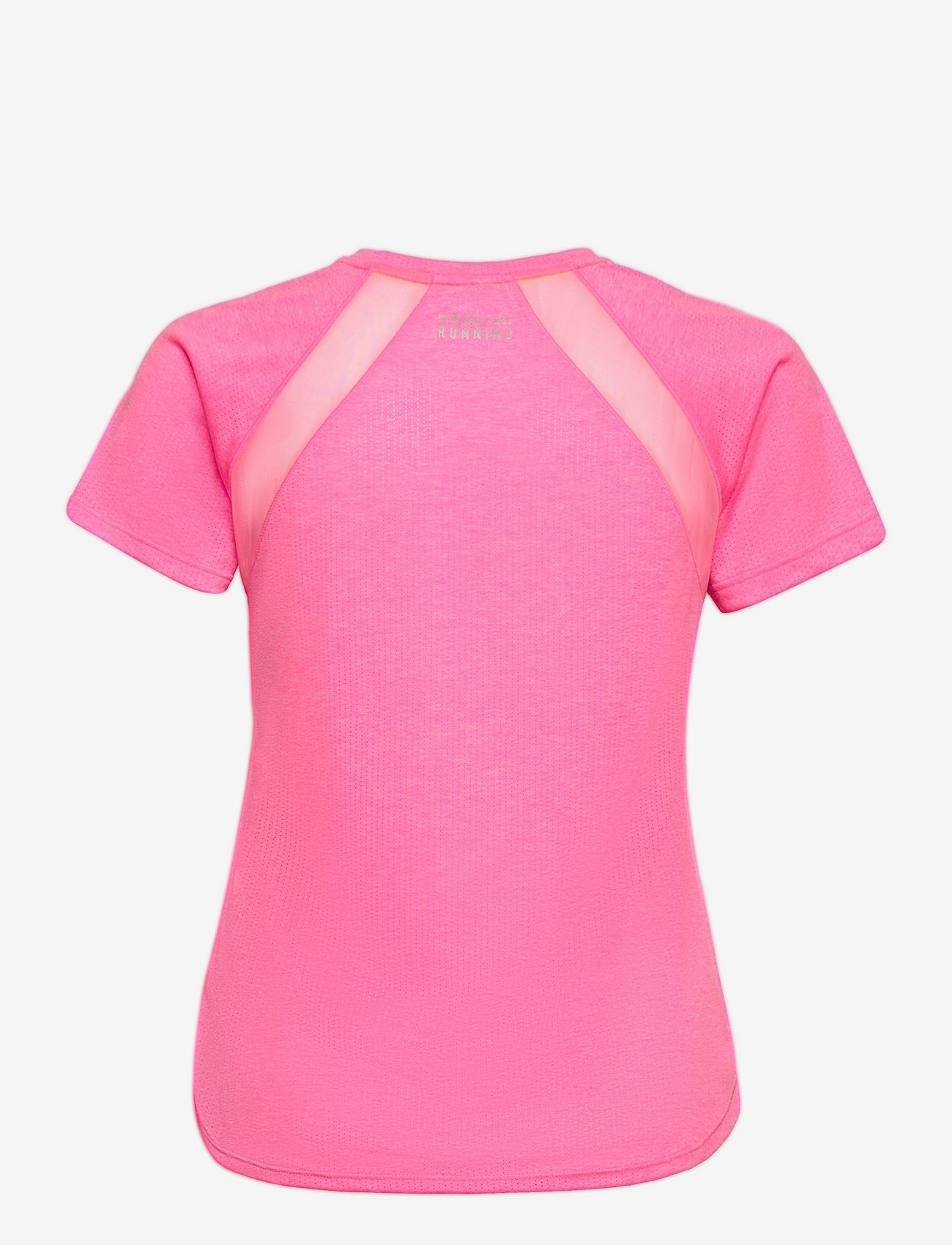 New Balance - Impact Run Short Sleeve - urheilutopit - vibrant pink heather - 1