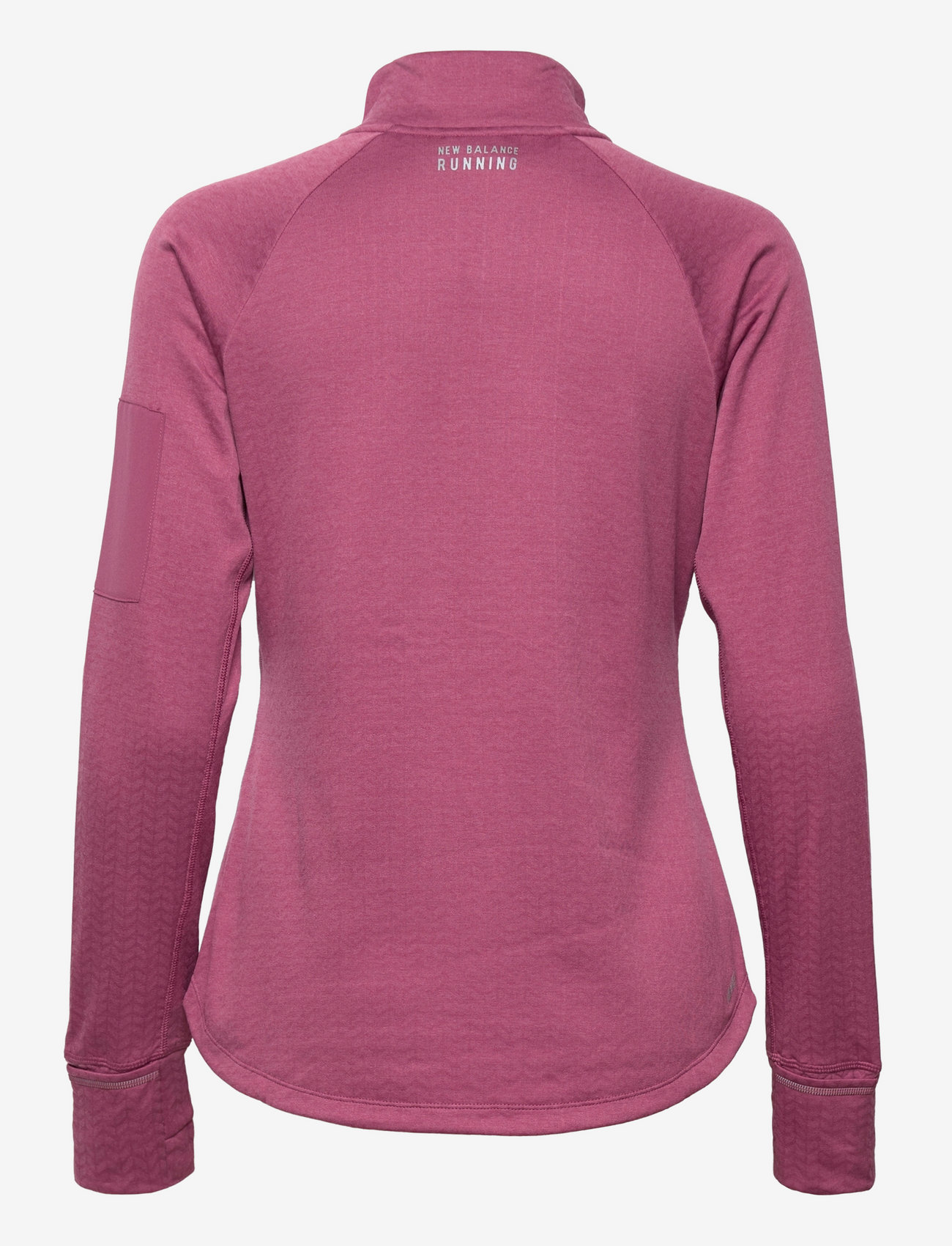 New Balance - NB Heat Grid Half Zip - raisin heather - 1