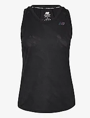 New Balance - Q Speed Jacquard Tank - t-shirt & tops - black - 0
