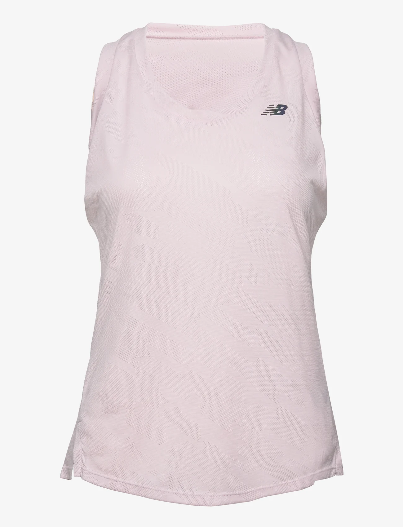New Balance - Q Speed Jacquard Tank - t-shirt & tops - stone pink - 0