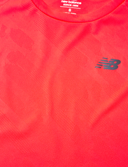 New Balance - Q Speed Jacquard Short Sleeve - t-shirts - electric red - 2
