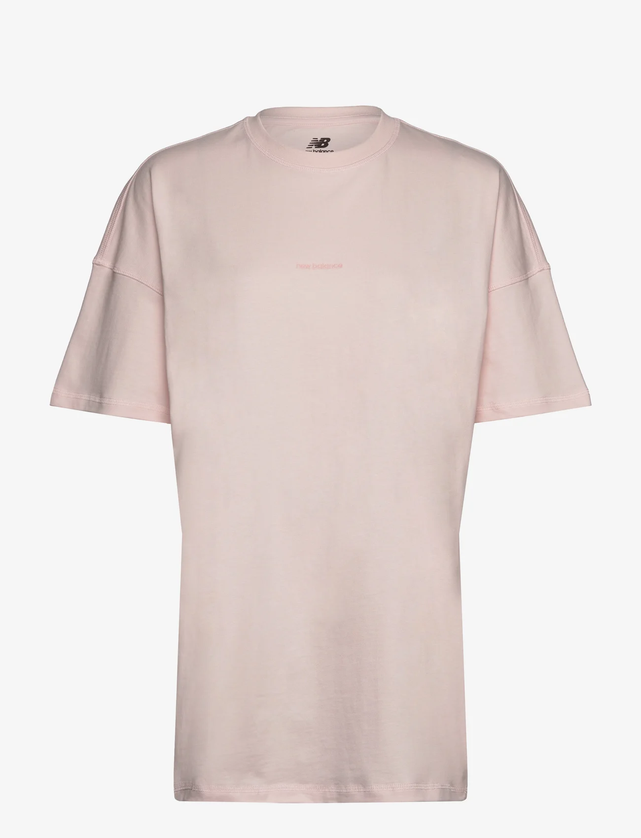New Balance - NB Athletics Nature State Short Sleeve Tee - topy sportowe - washed pink - 0