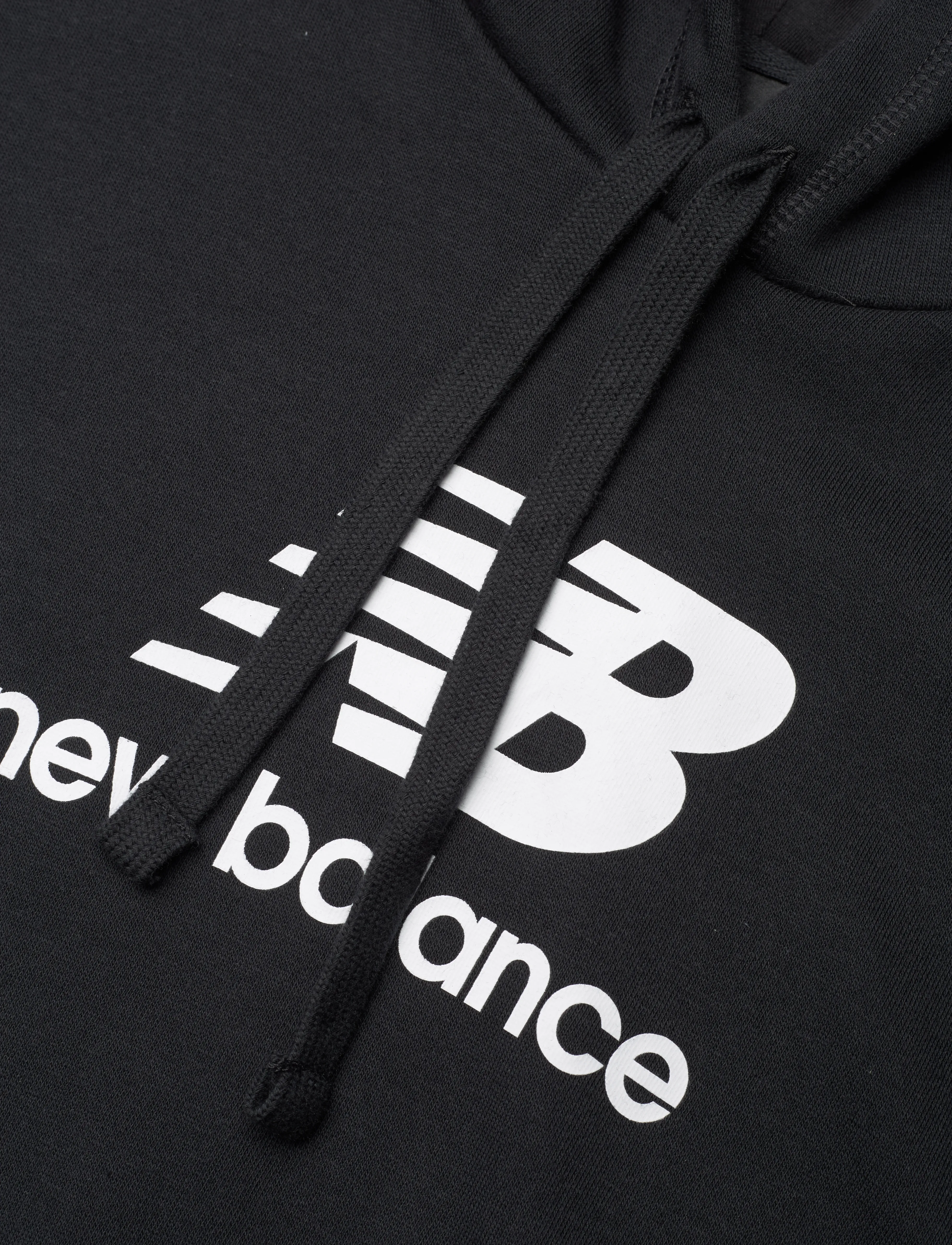 New Balance - Essentials Stacked Logo Hoodie - black - 2