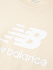 New Balance - NB Essentials Stacked Logo T-Shirt - team cream - 2