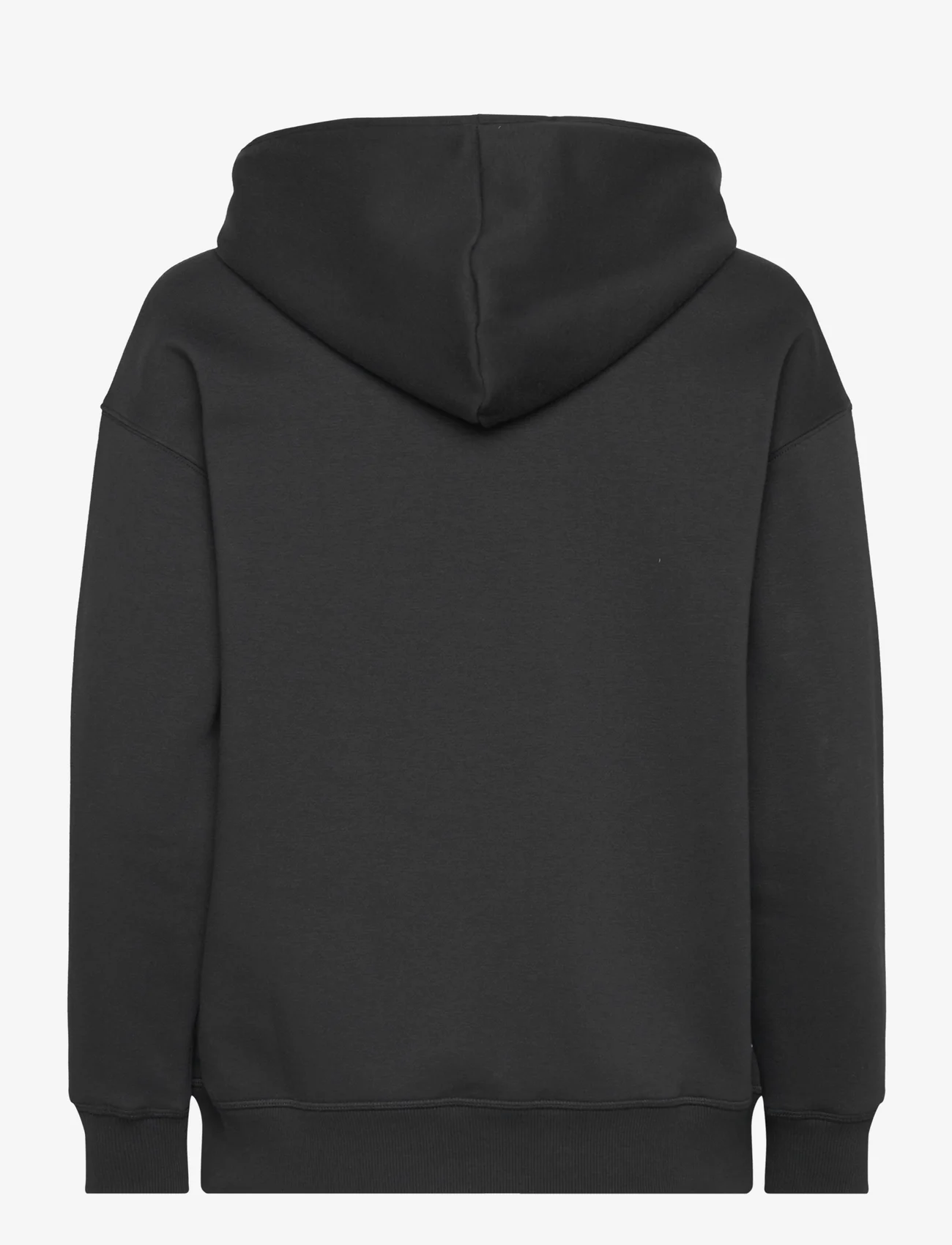 New Balance - Essentials Brushed Back Fleece Oversized Hoodie - džemperiai su gobtuvu - black - 1