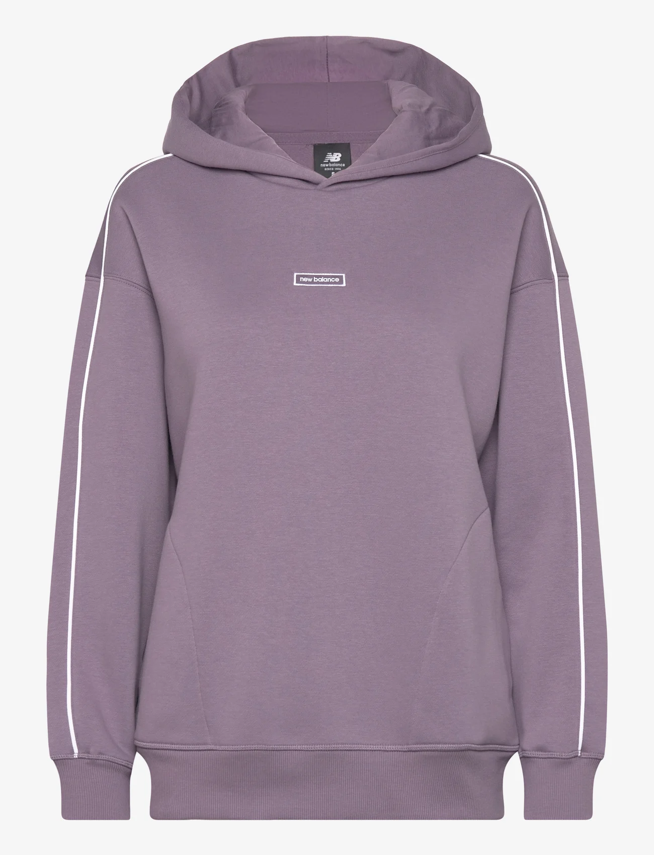 New Balance - Essentials Brushed Back Fleece Oversized Hoodie - hoodies - shadow - 0