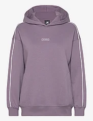 New Balance - Essentials Brushed Back Fleece Oversized Hoodie - bluzy z kapturem - shadow - 0