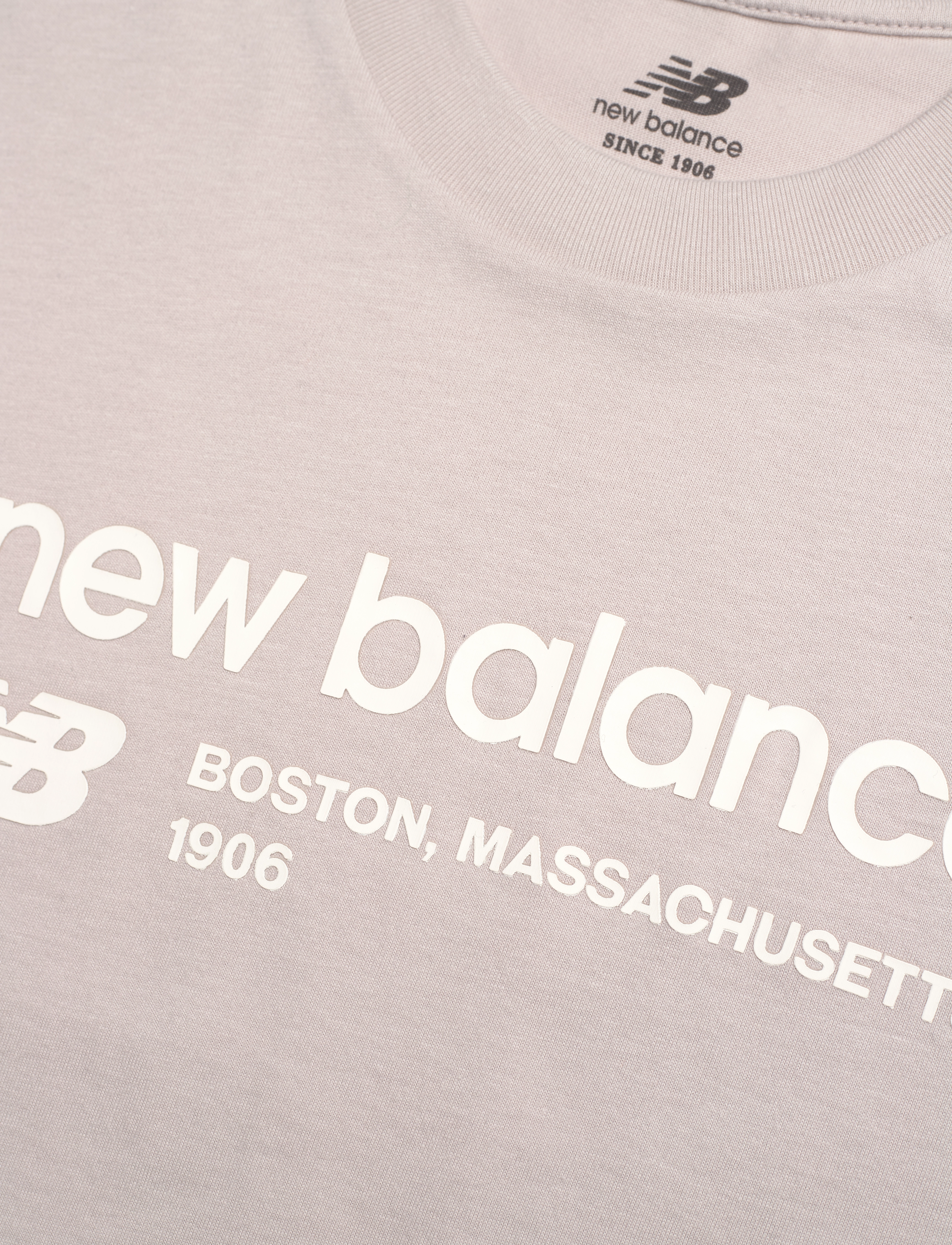 New Balance - Linear Heritage Jersey Oversized T-Shirt - moonrock - 2