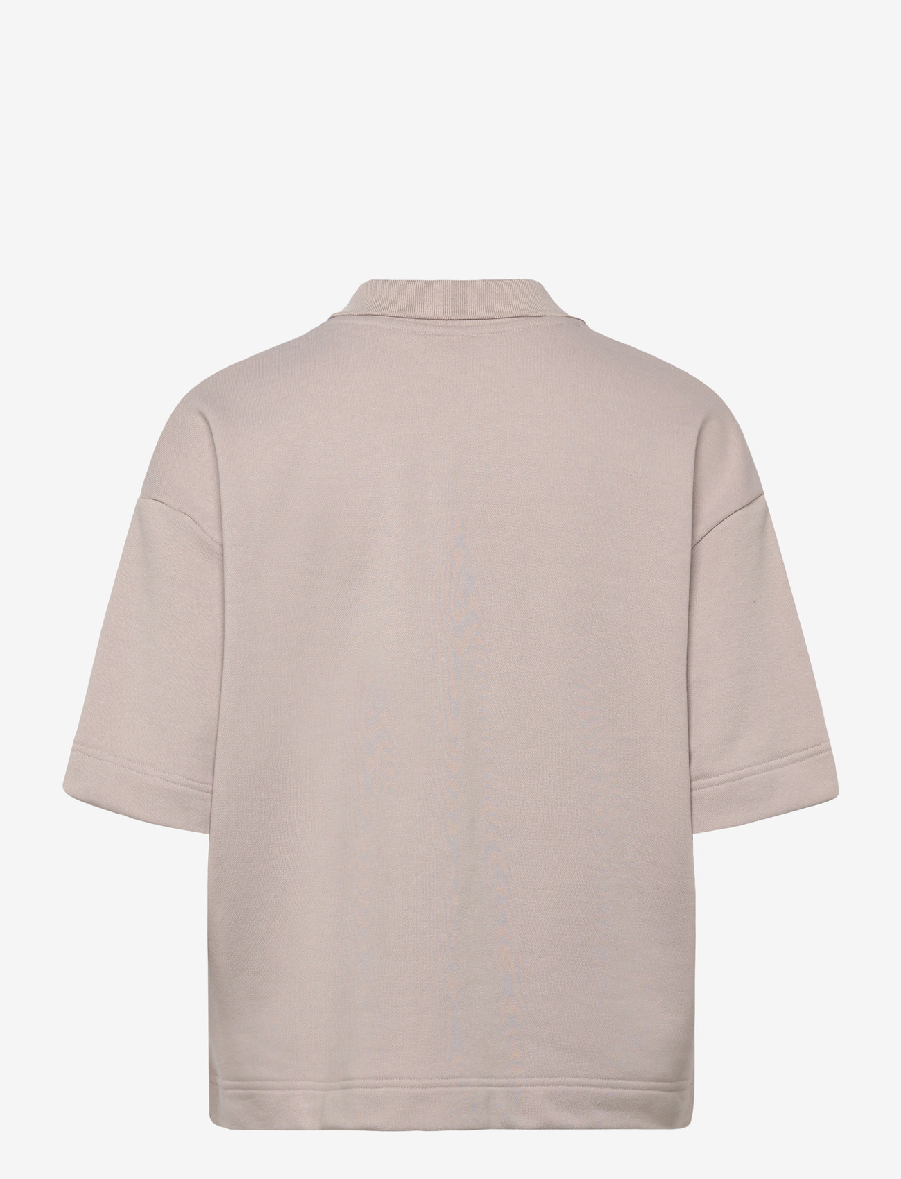 New Balance - Linear Heritage French Terry Collared Shirt - alussärgid ja t-särgid - moonrock - 1