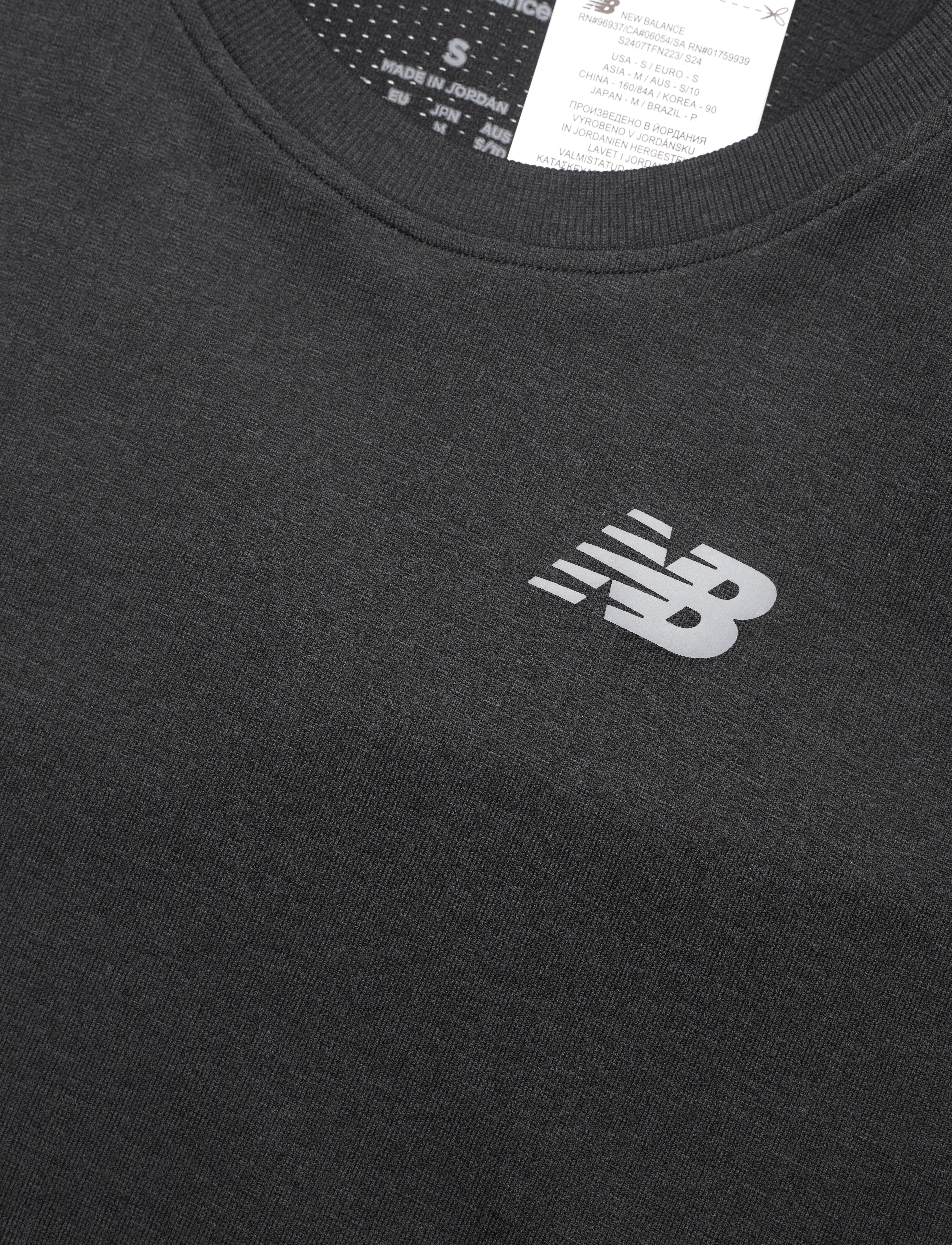 New Balance - Knit Slim T-Shirt - black heather - 2