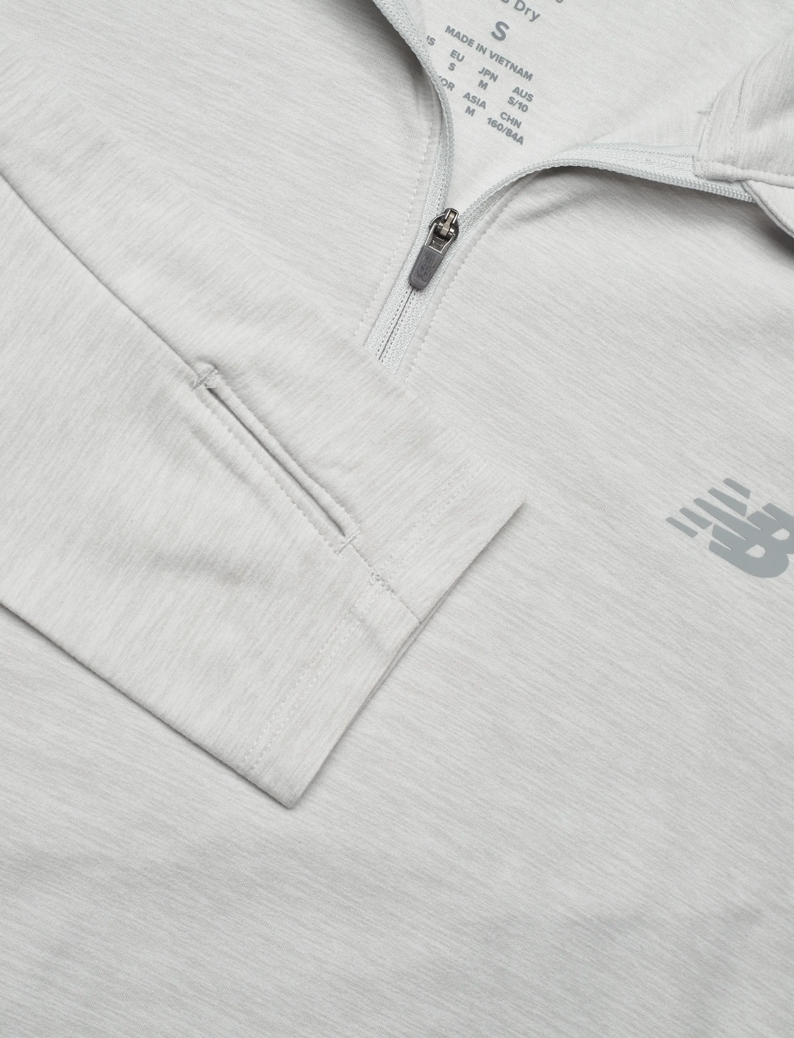 New Balance - Sport Essentials Space Dye Quarter Zip - langarmshirts - ash heather - 2