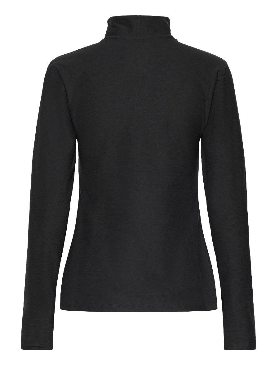 New Balance - Sport Essentials Space Dye 1/4 Zip - pikkade varrukatega alussärgid - black heather - 1