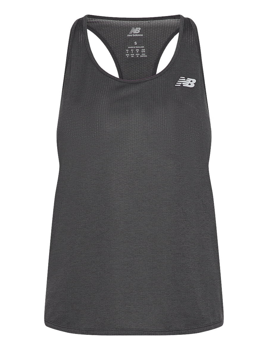 New Balance - Athletics Tank - linnen - black heather - 0