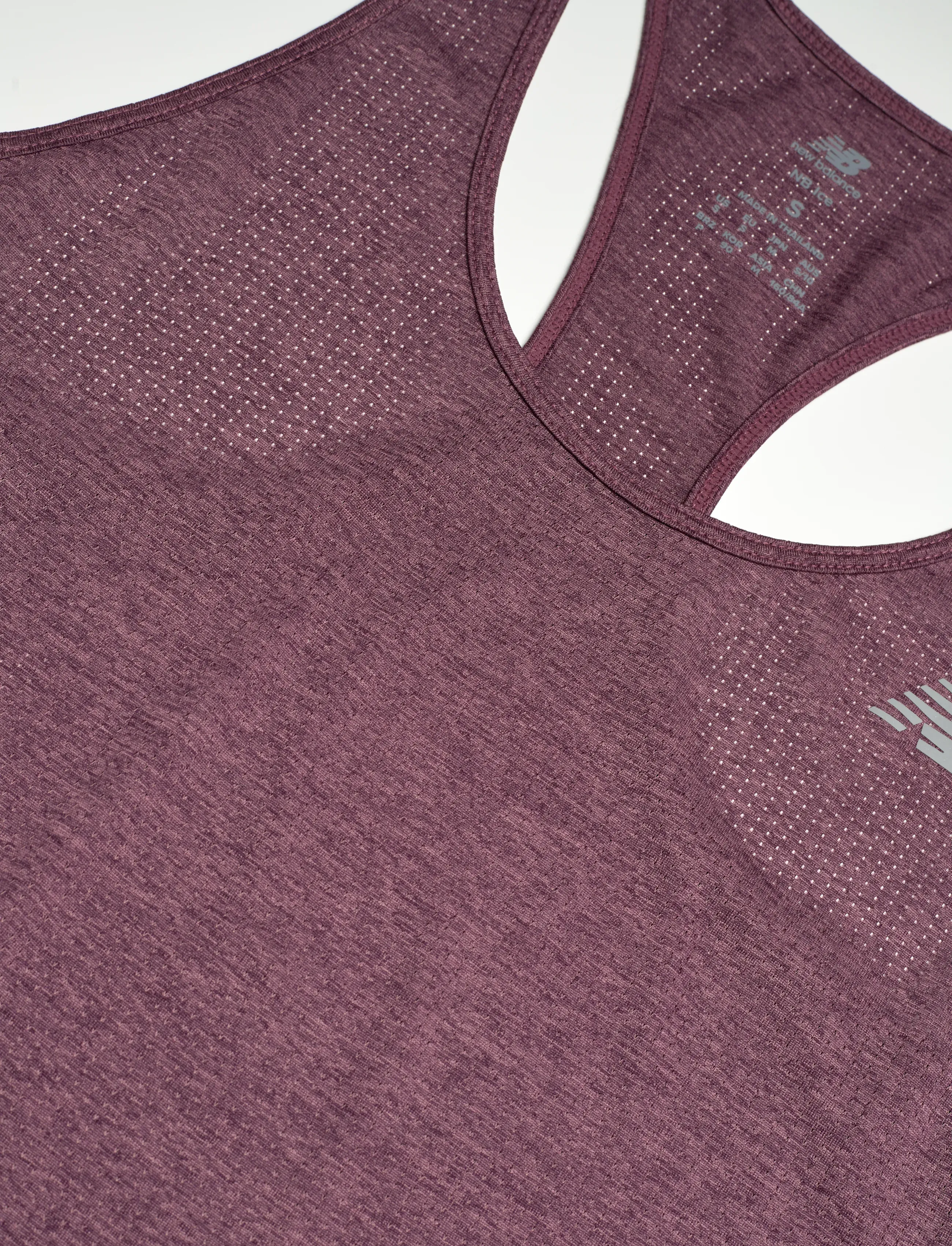 New Balance - Athletics Tank - débardeurs - faded plum heather - 2