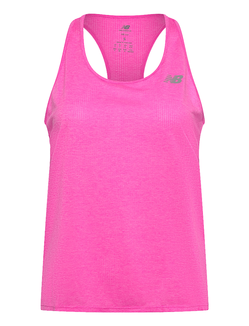 New Balance - Athletics Tank - tank tops - pink heat heather - 0