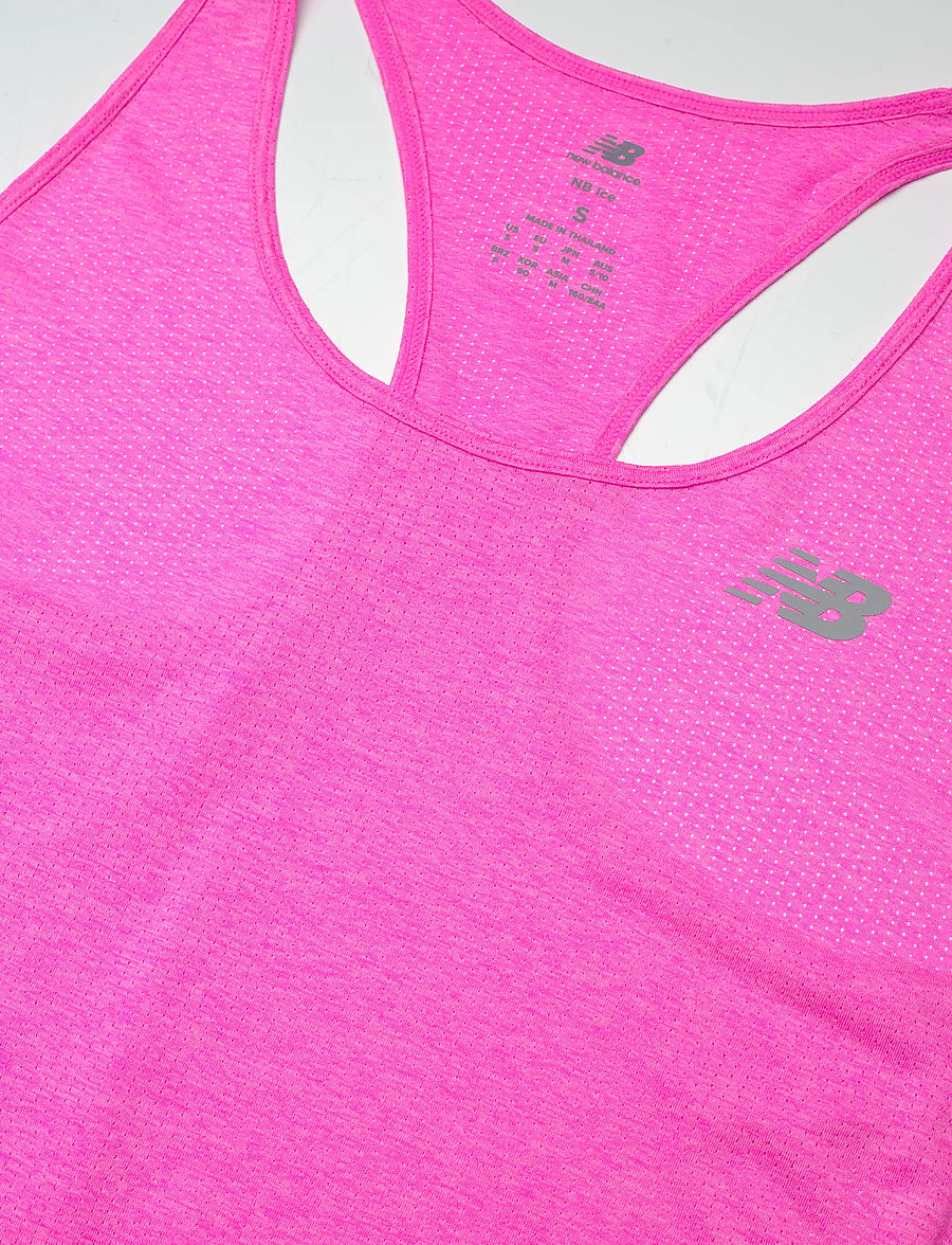 New Balance - Athletics Tank - tank tops - pink heat heather - 2