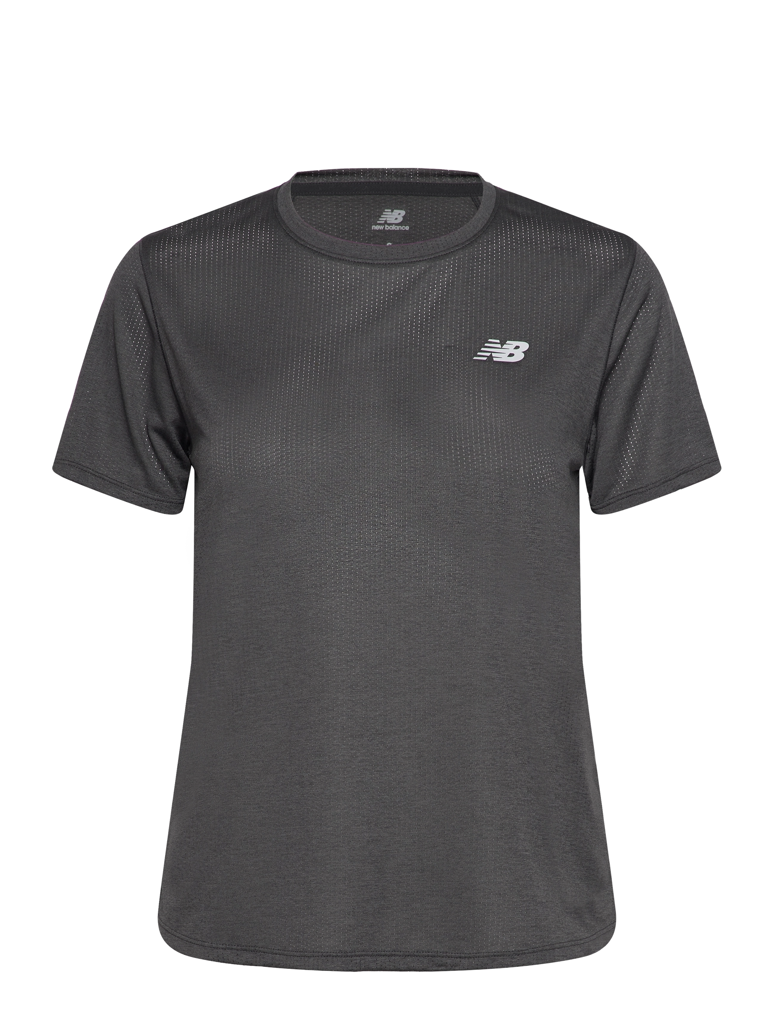 New Balance Athletics T-Shirt - New Balance - BLACK HEATHER / grey