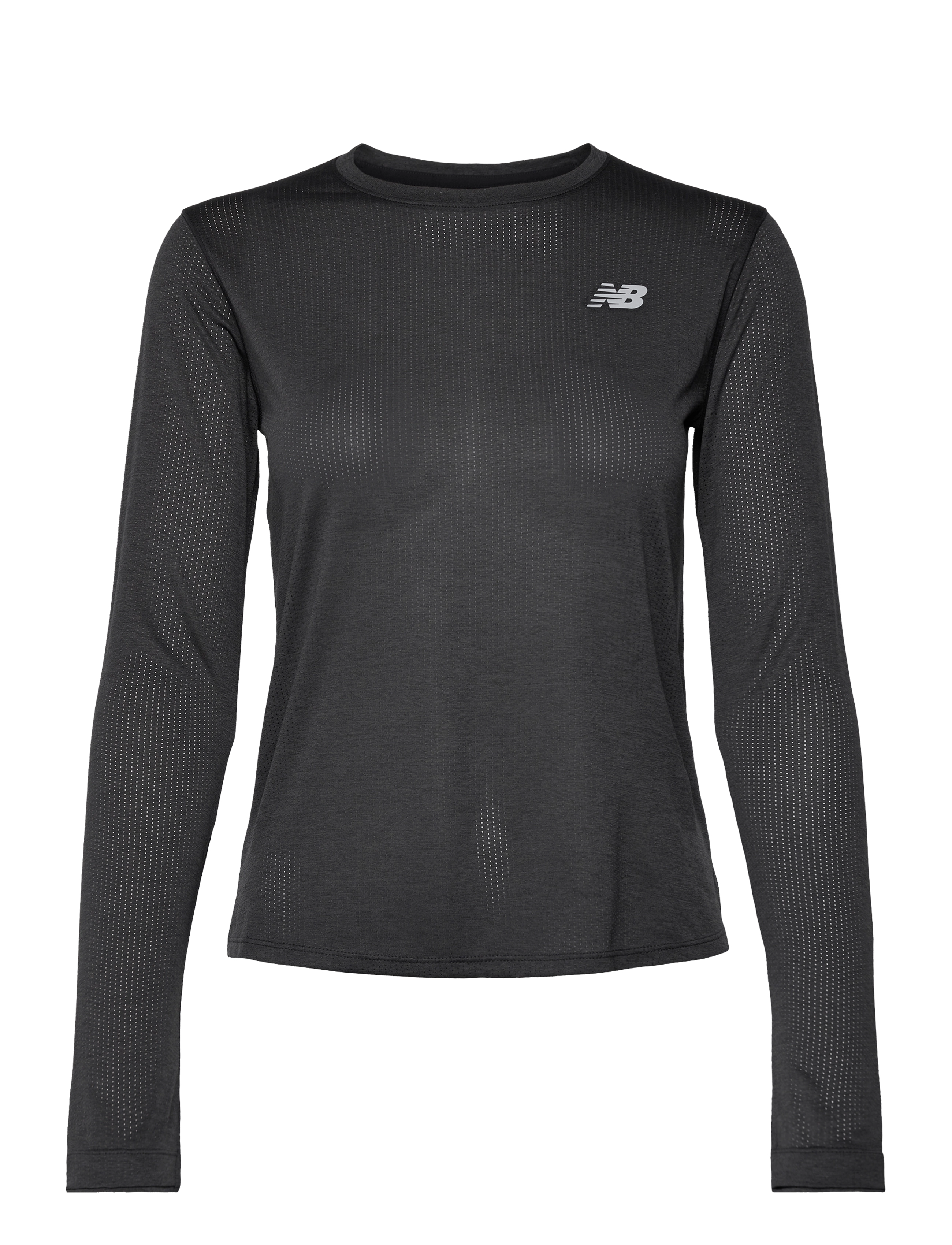 New Balance Athletics Long Sleeve - New Balance - BLACK HEATHER / black