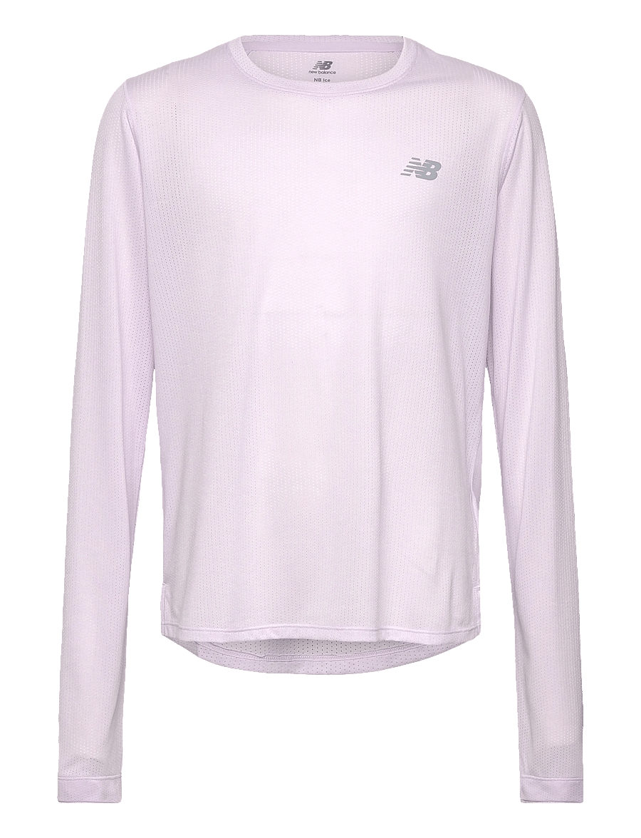 New Balance - Athletics Long Sleeve - taro heather - 0