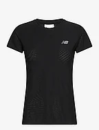 Jacquard Slim T-Shirt - BLACK