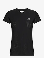 New Balance - Jacquard Slim T-Shirt - topit & t-paidat - black - 0